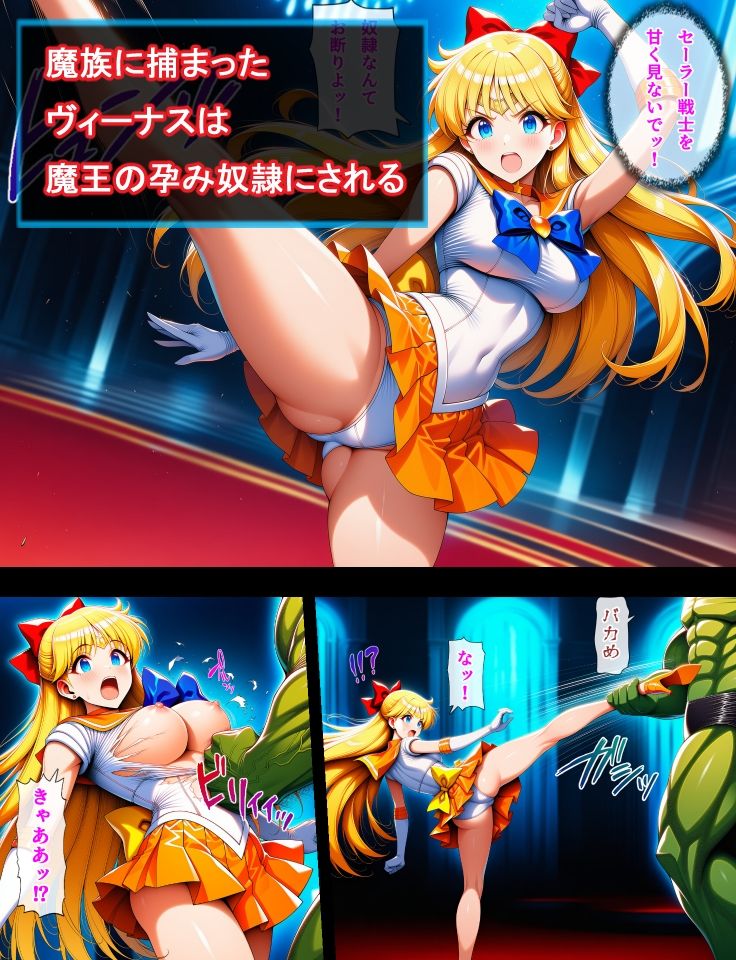 セーラー戦士リメイク ヴィーナス凌● 妊娠&出産&機械姦 画像2