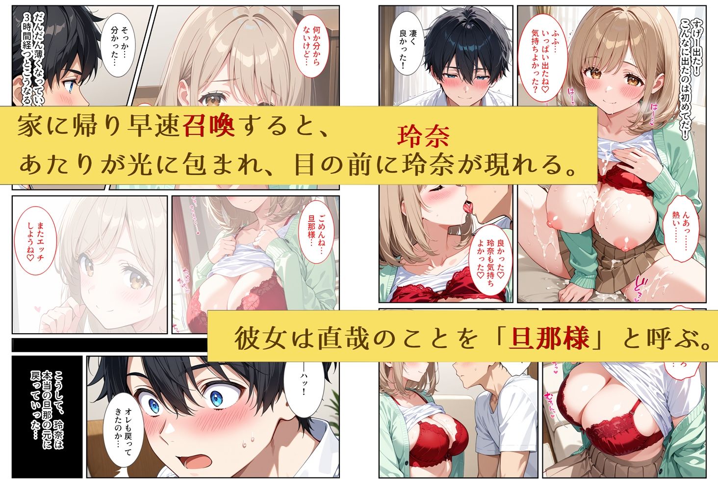 人妻ガチャ〜俺を旦那だと思い込む清楚な若妻を孕ませる〜 画像4