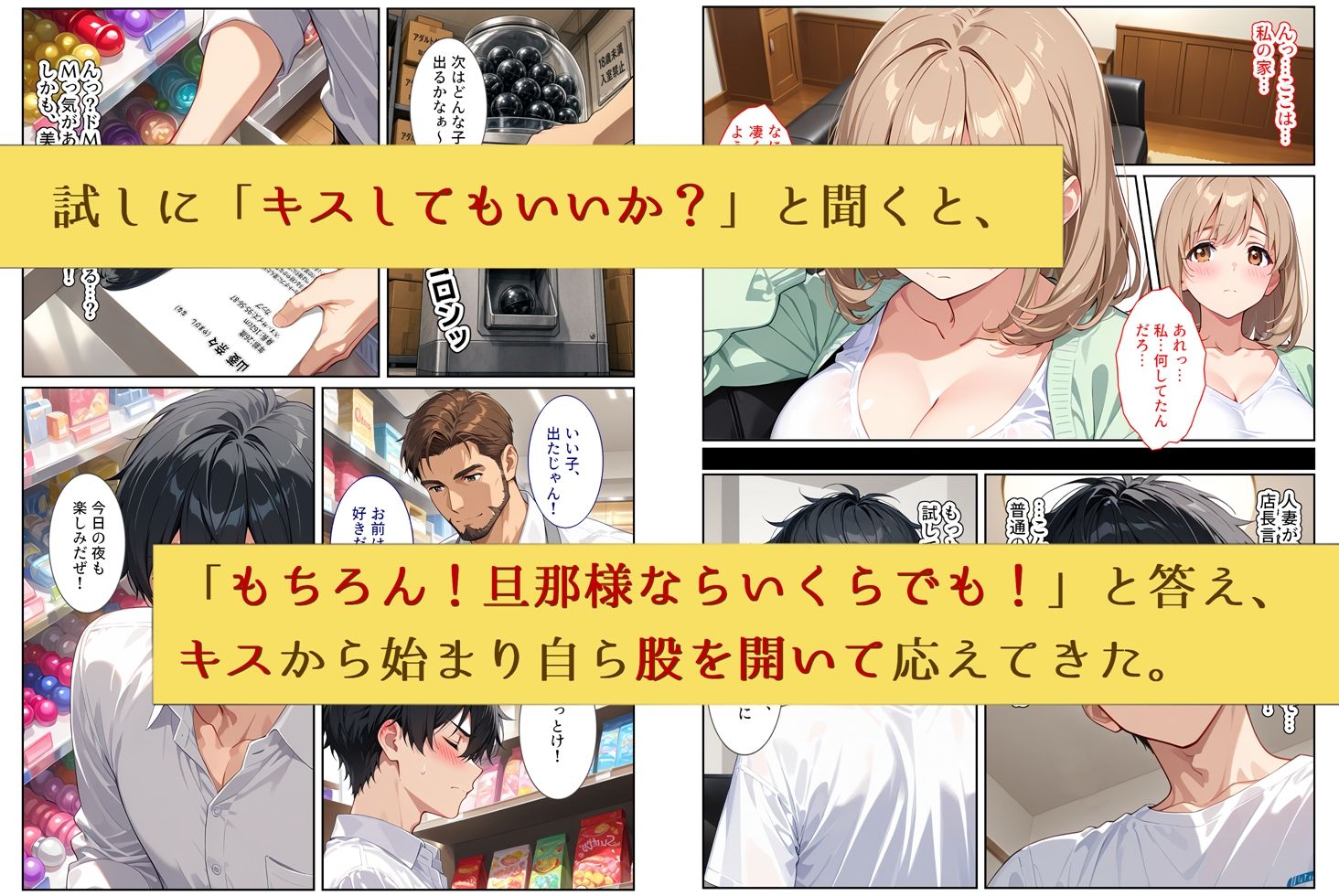 人妻ガチャ〜俺を旦那だと思い込む清楚な若妻を孕ませる〜 画像5