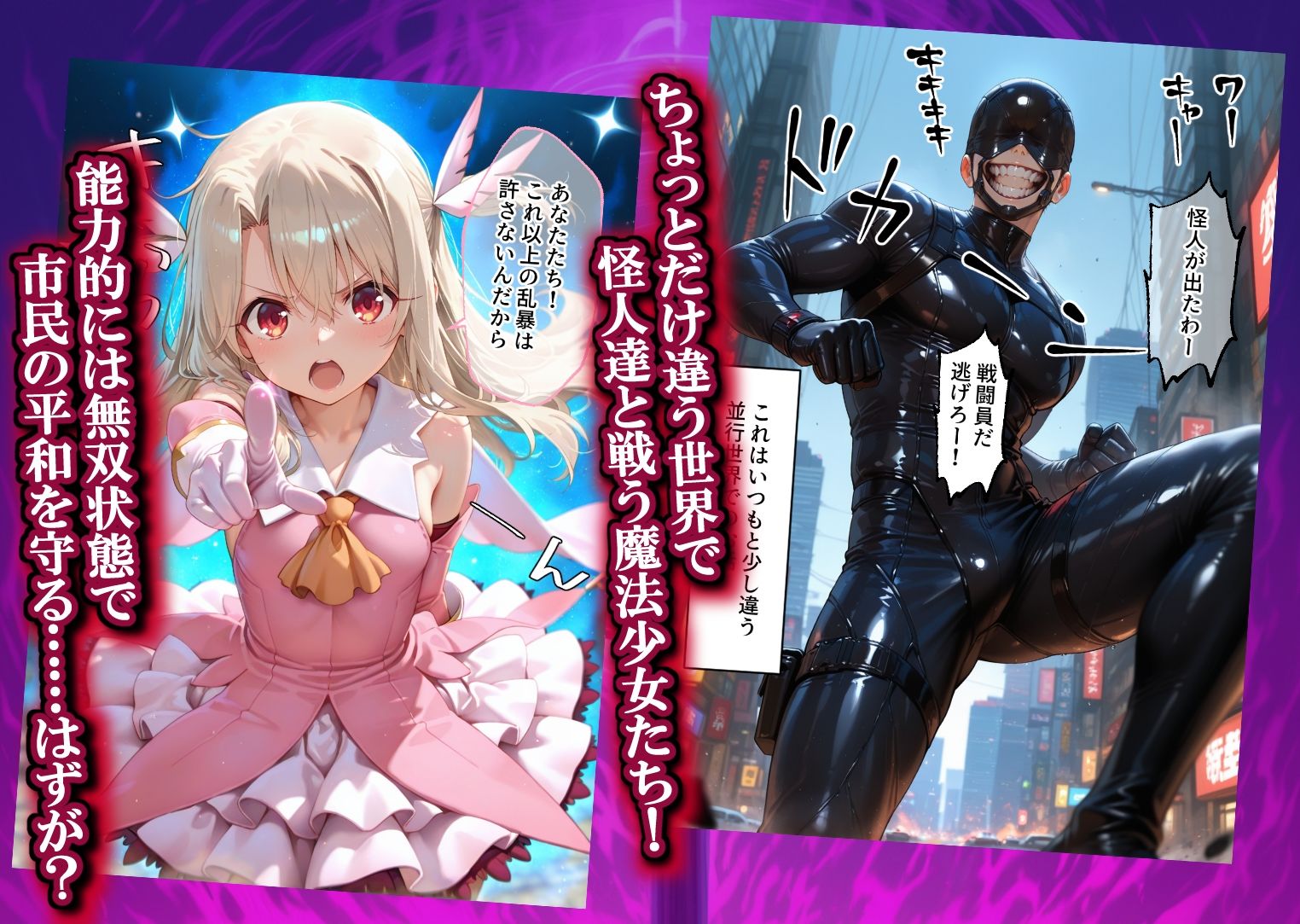 魔法少女  闇落ち  敗北ルートもう戻れない  繰り返される凌●と快楽で嫌なはずなのに…1
