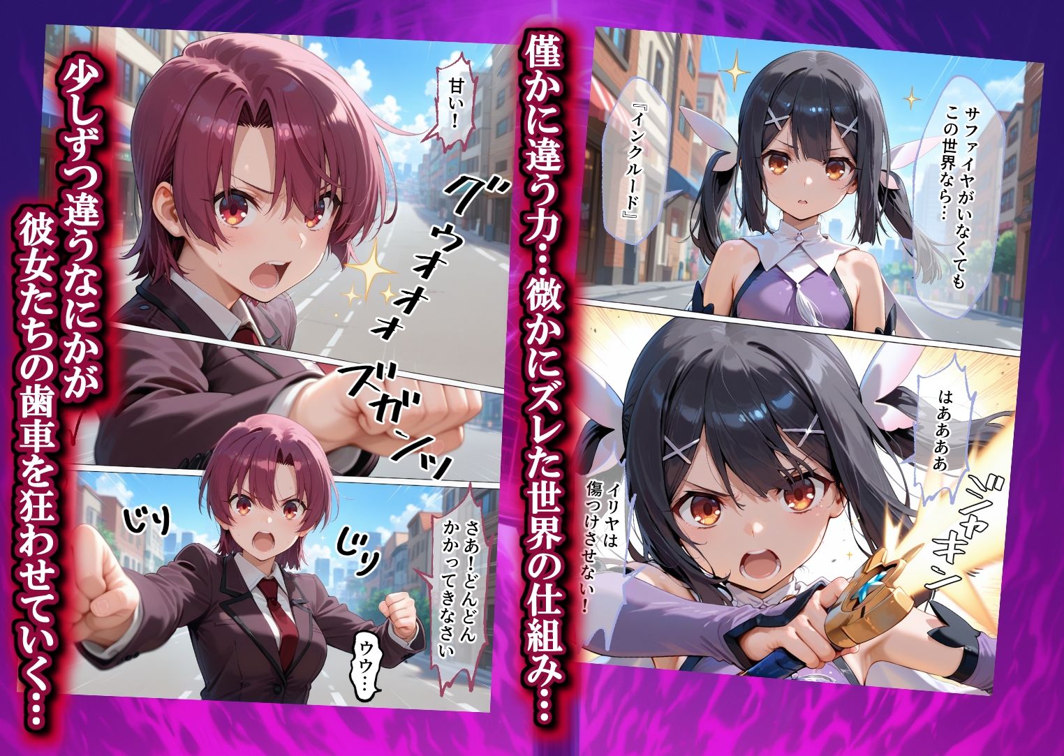 魔法少女  闇落ち  敗北ルートもう戻れない  繰り返される凌●と快楽で嫌なはずなのに…2