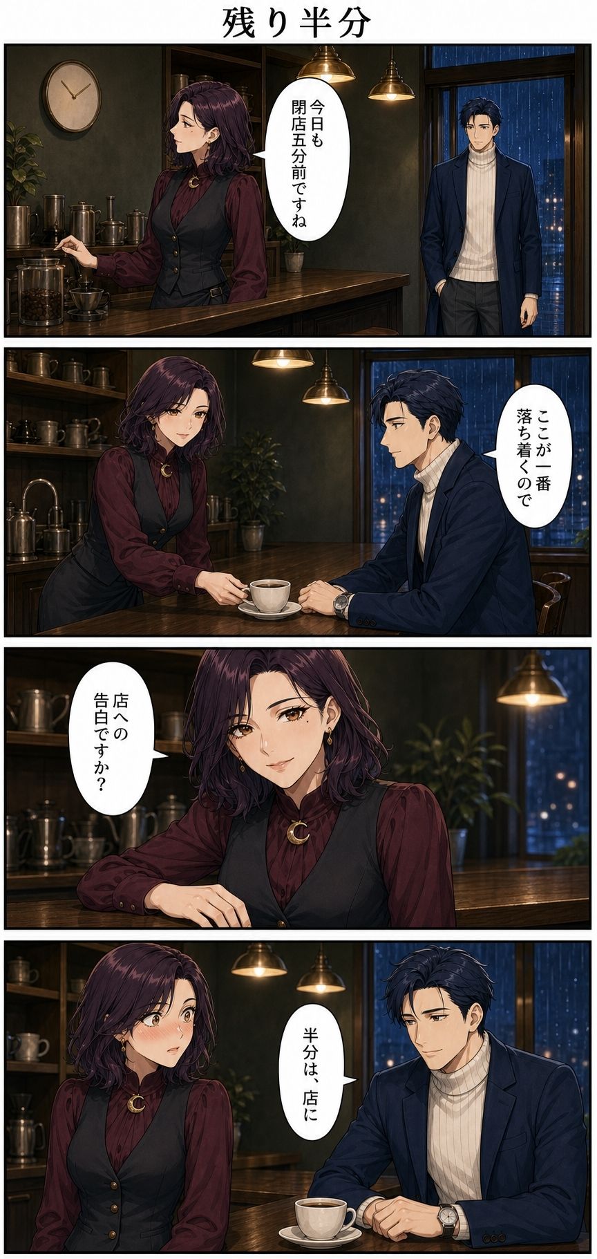 閉店五分前、恋は半分（10ページ）の作品画像 1