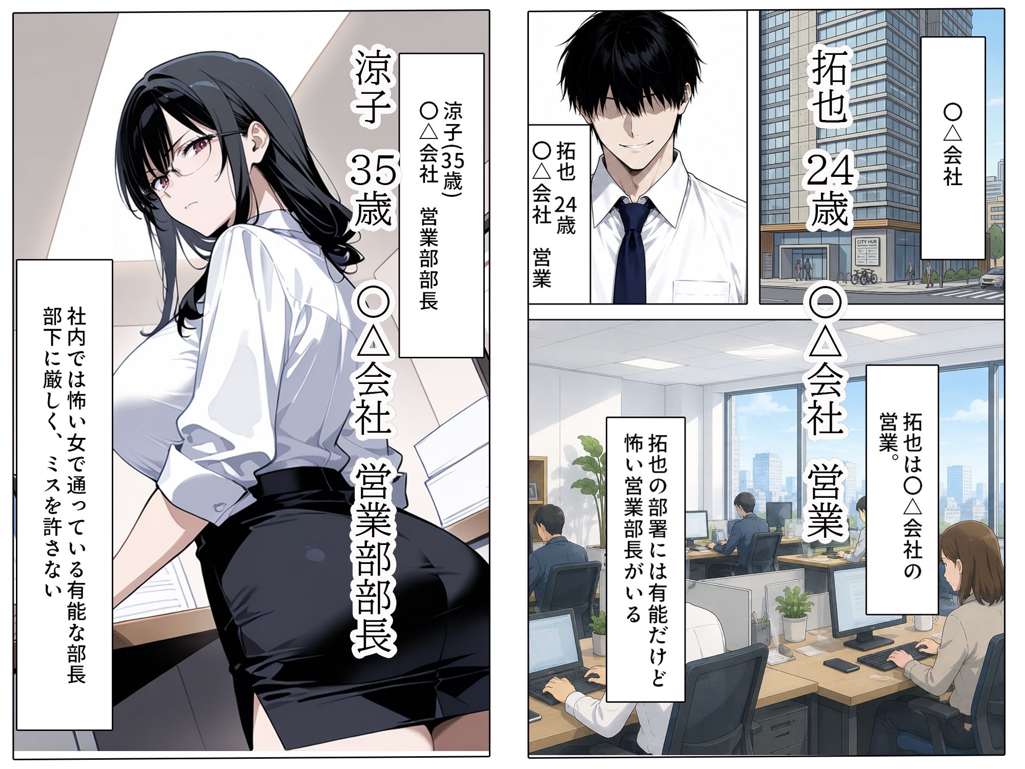ムカつく上司をオレの性処理係にした話1