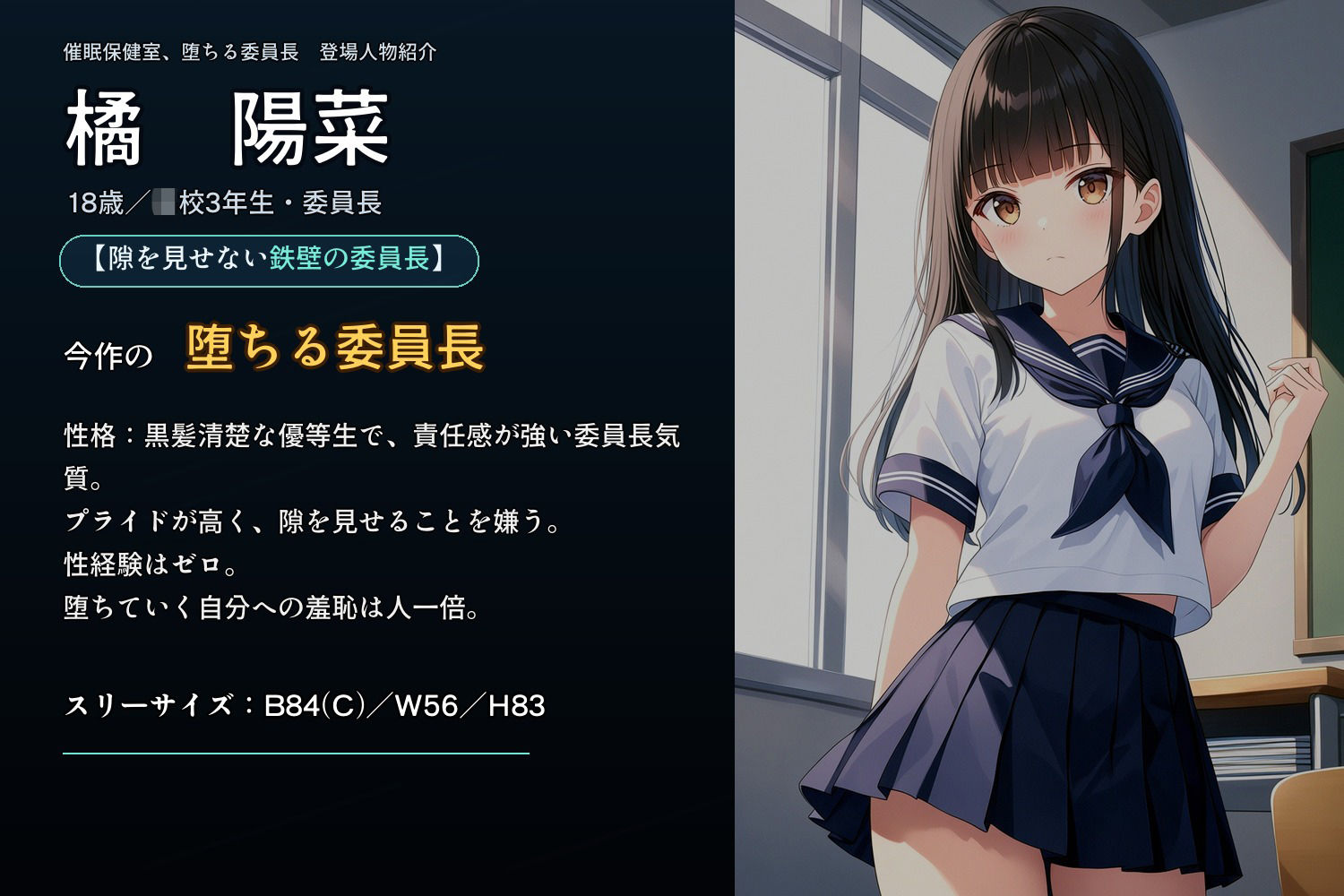 完堕ち委員長 〜’治療’という名の催●調教〜 画像1