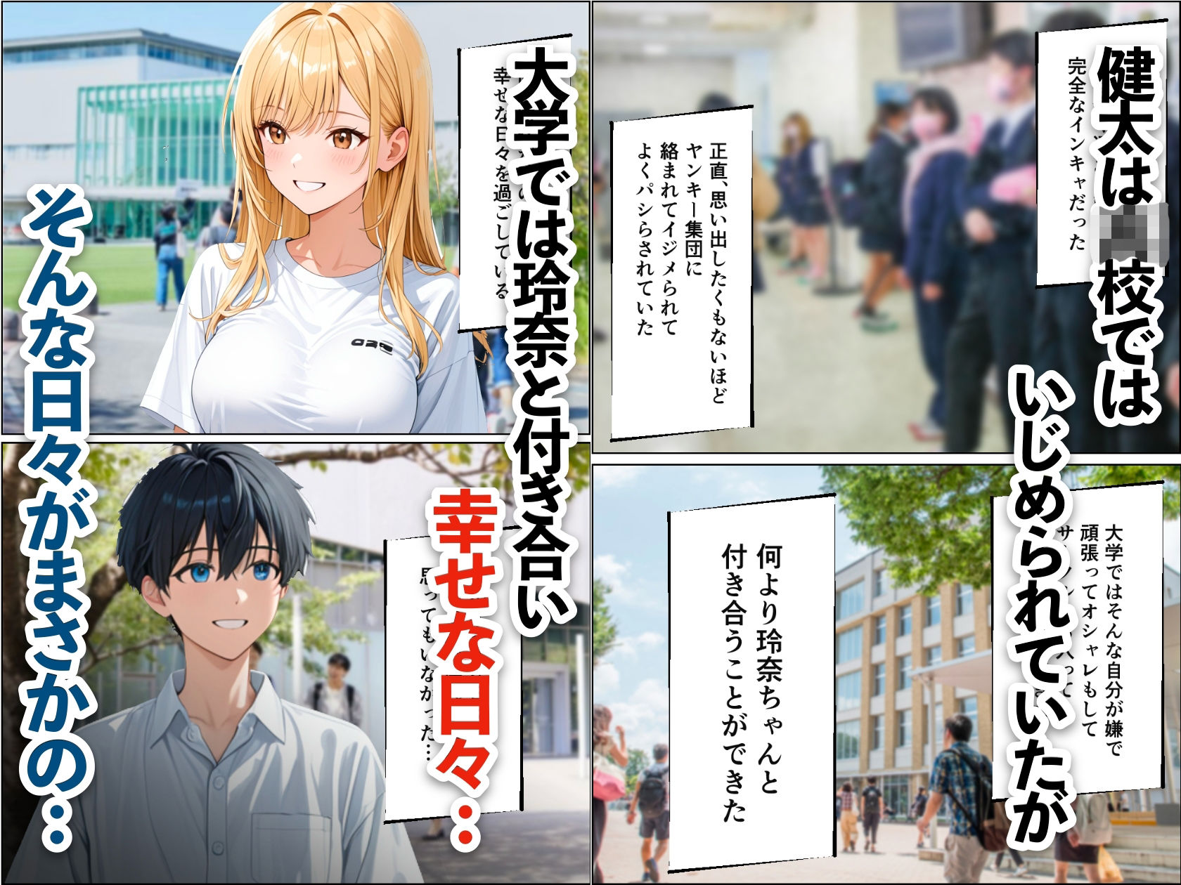水着デート中の大好きな彼女を目の前で寝取られた話 画像2