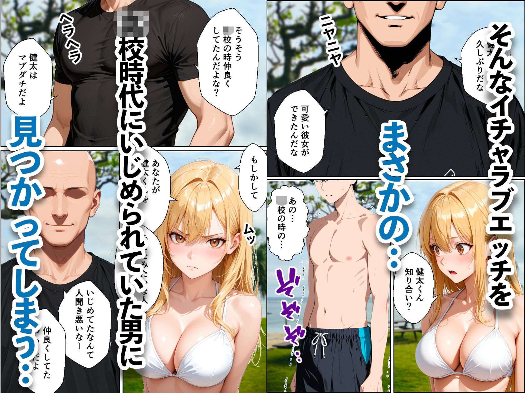 水着デート中の大好きな彼女を目の前で寝取られた話 画像7