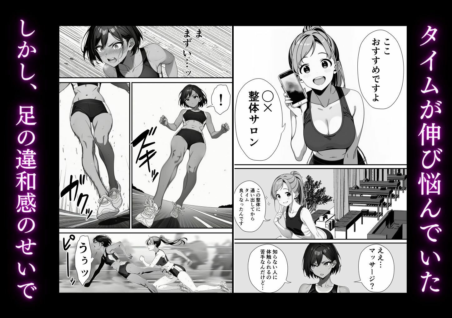 陸上部のエースが媚薬マッサージ屋で生ハメセックスする話 画像2