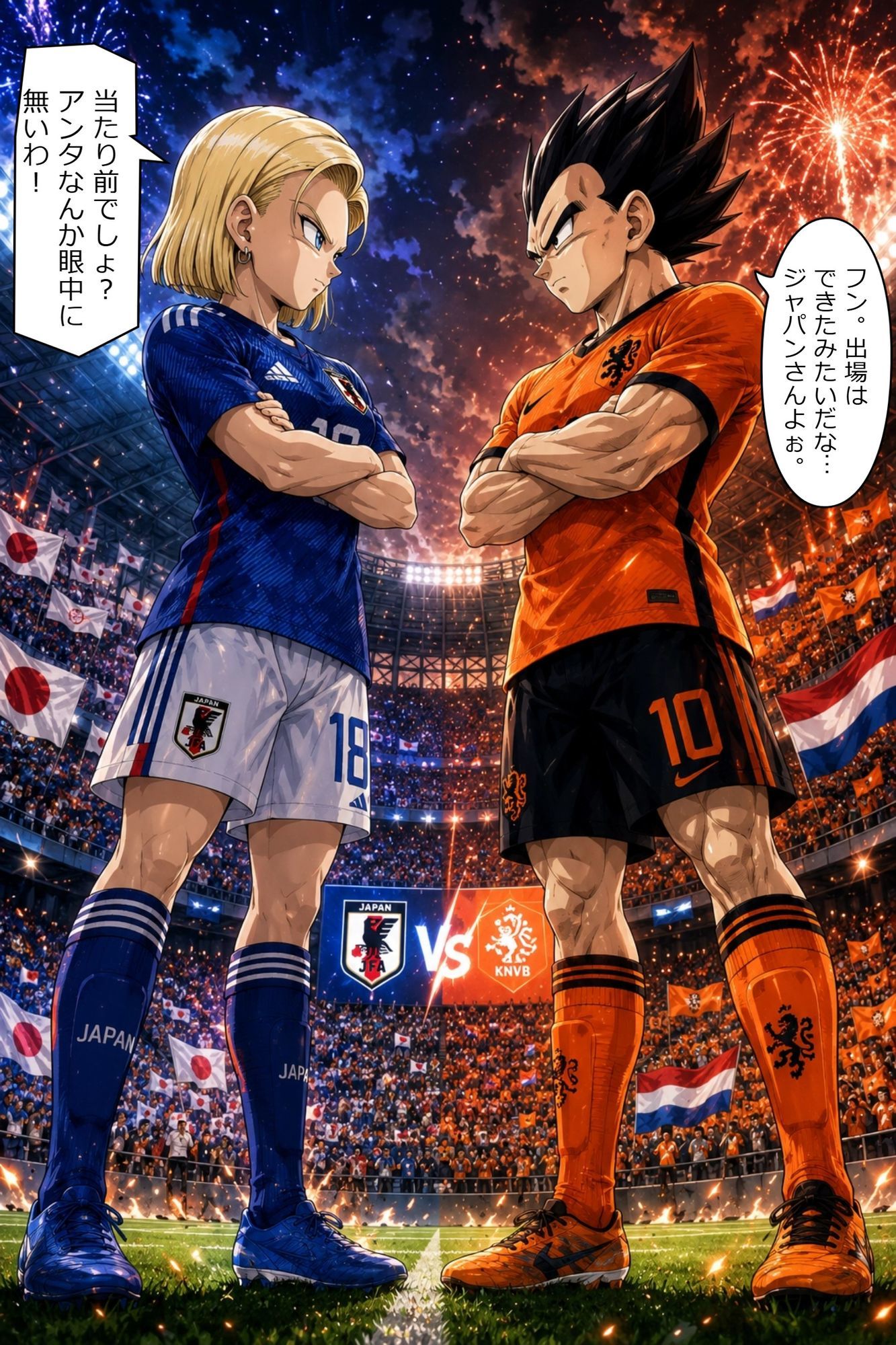 【総集編120枚超】18号×ベジータ 禁断ロッカールーム 1〜3完全収録 プライドを賭けた汗だく即ハメ 画像1