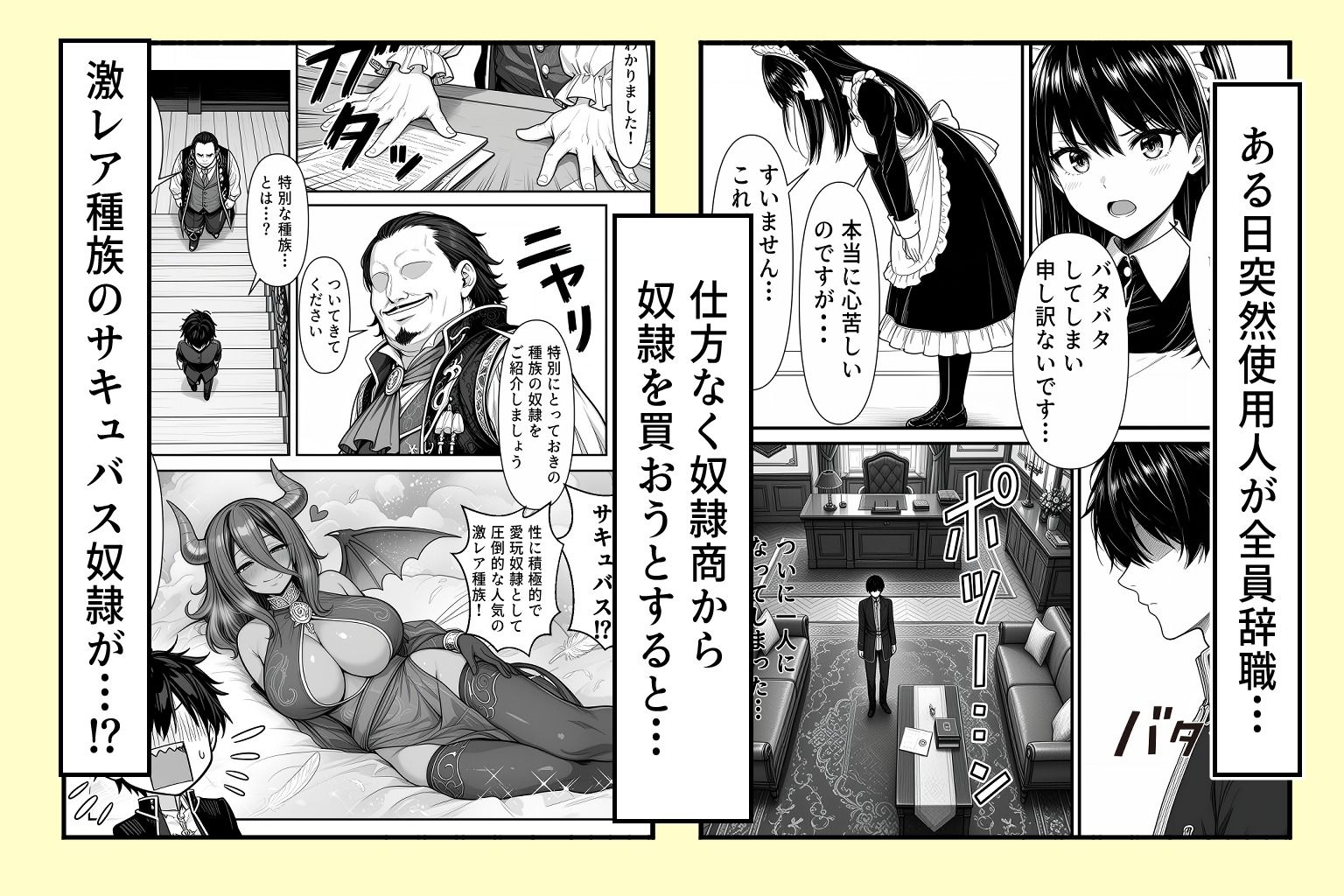 貧相な奴●サキュバスの’ご飯’をお世話します 画像2