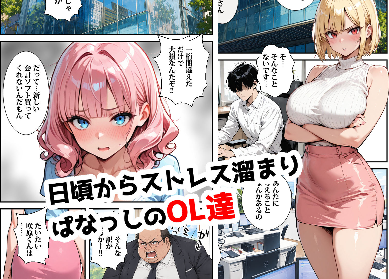 【無料エロ漫画】d_813499 僕のチンポがOL達のディルドにされた日(東京漫画研究所)