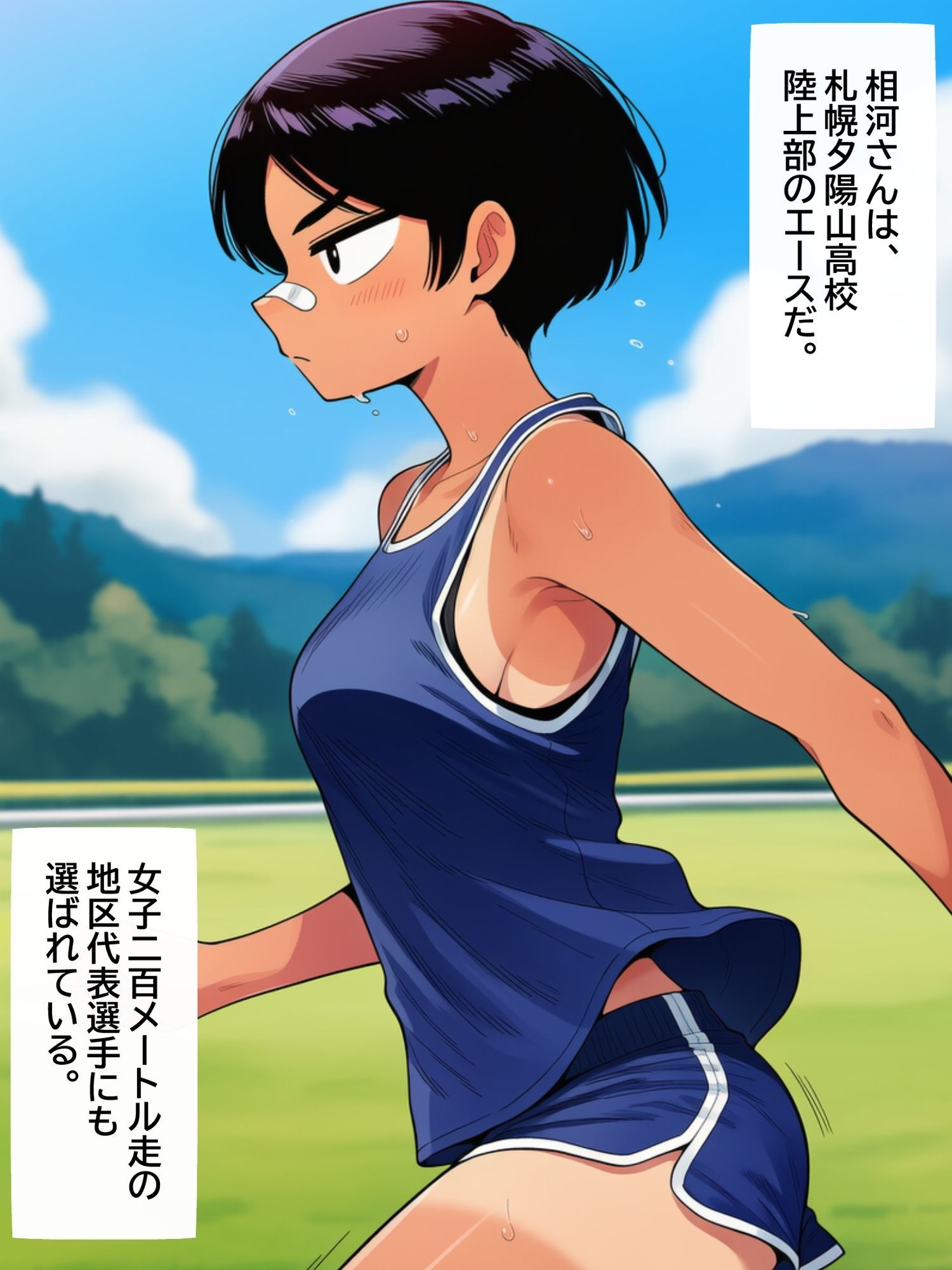 僕が片思いしてたボーイッシュ女子が、ヤリチンサッカー部員に孕まされるまで。 画像1