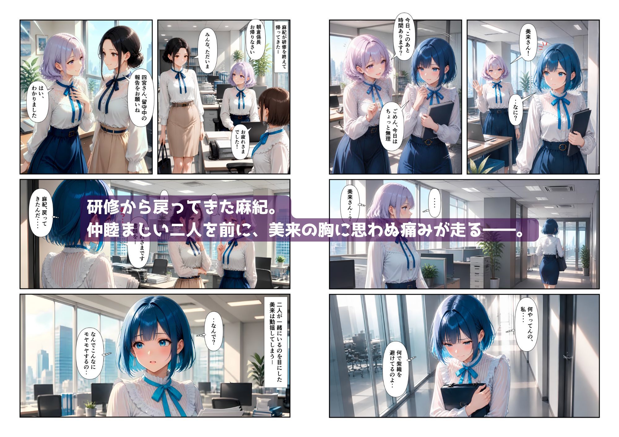 「百合・トライアングル2」 〜元カノと今カノ、惹かれあうふたり〜6