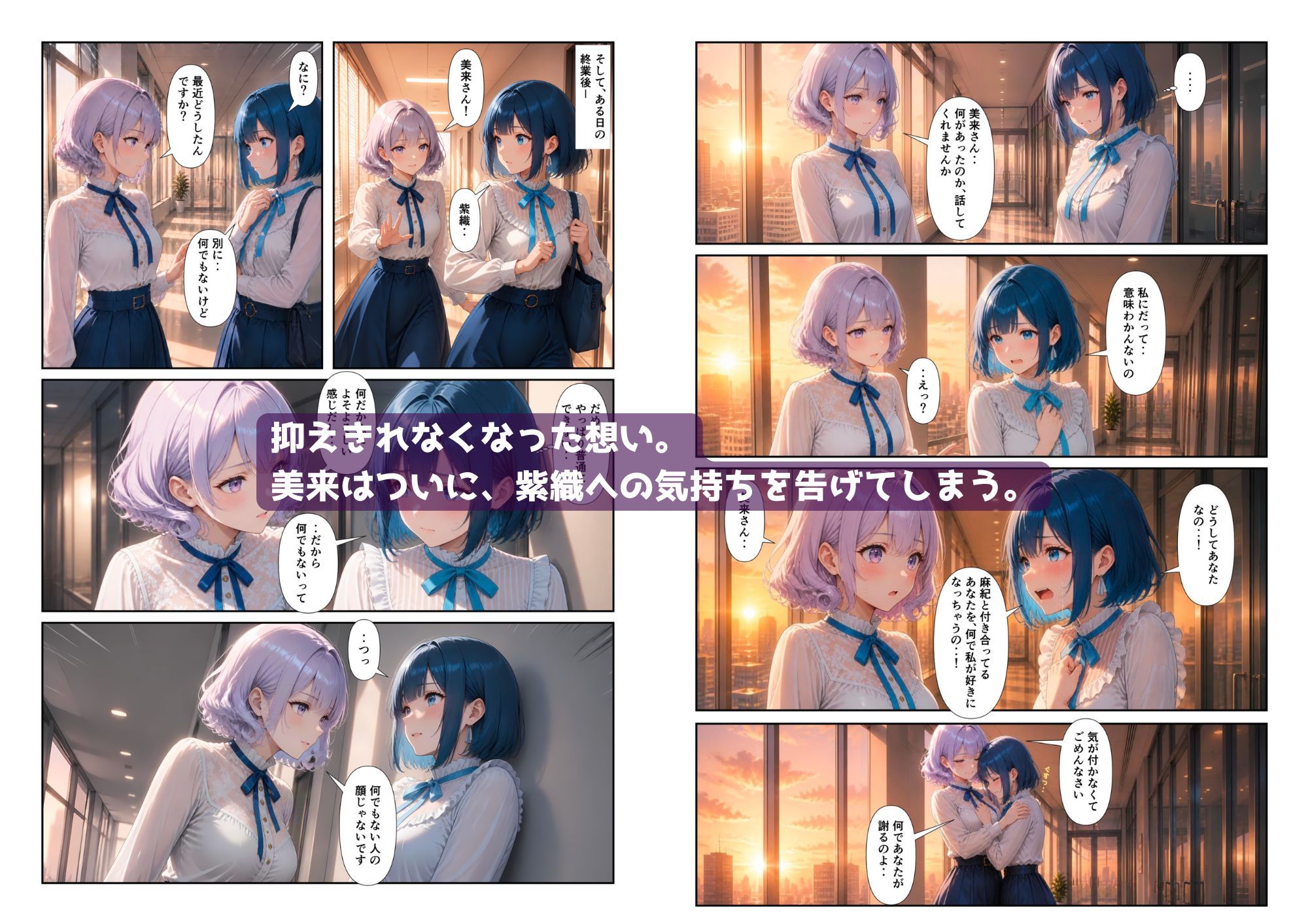 「百合・トライアングル2」 〜元カノと今カノ、惹かれあうふたり〜7