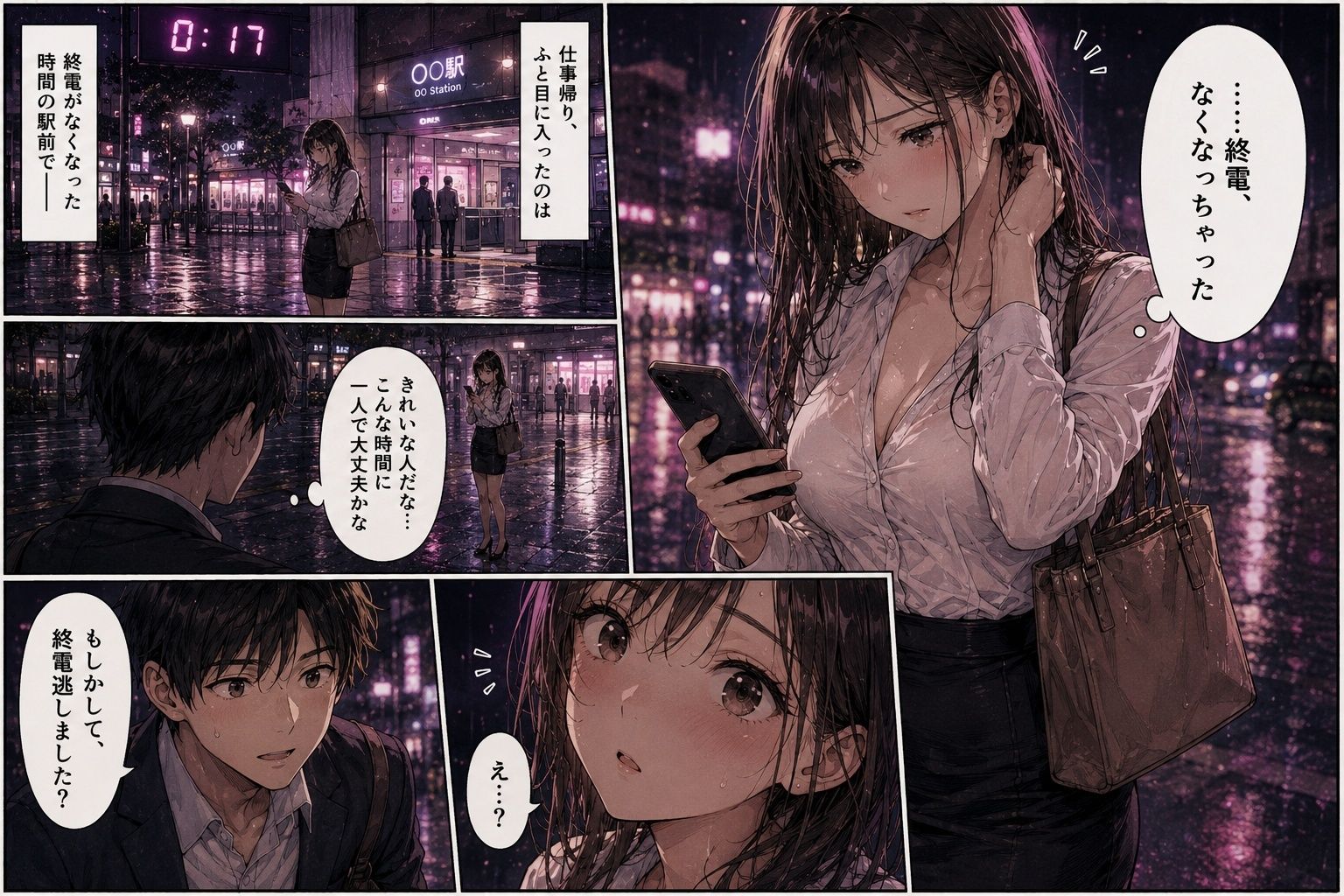 終電を逃した美女をナンパしてみた。 〜「帰れなくなっちゃった」彼女との長い夜〜 画像1