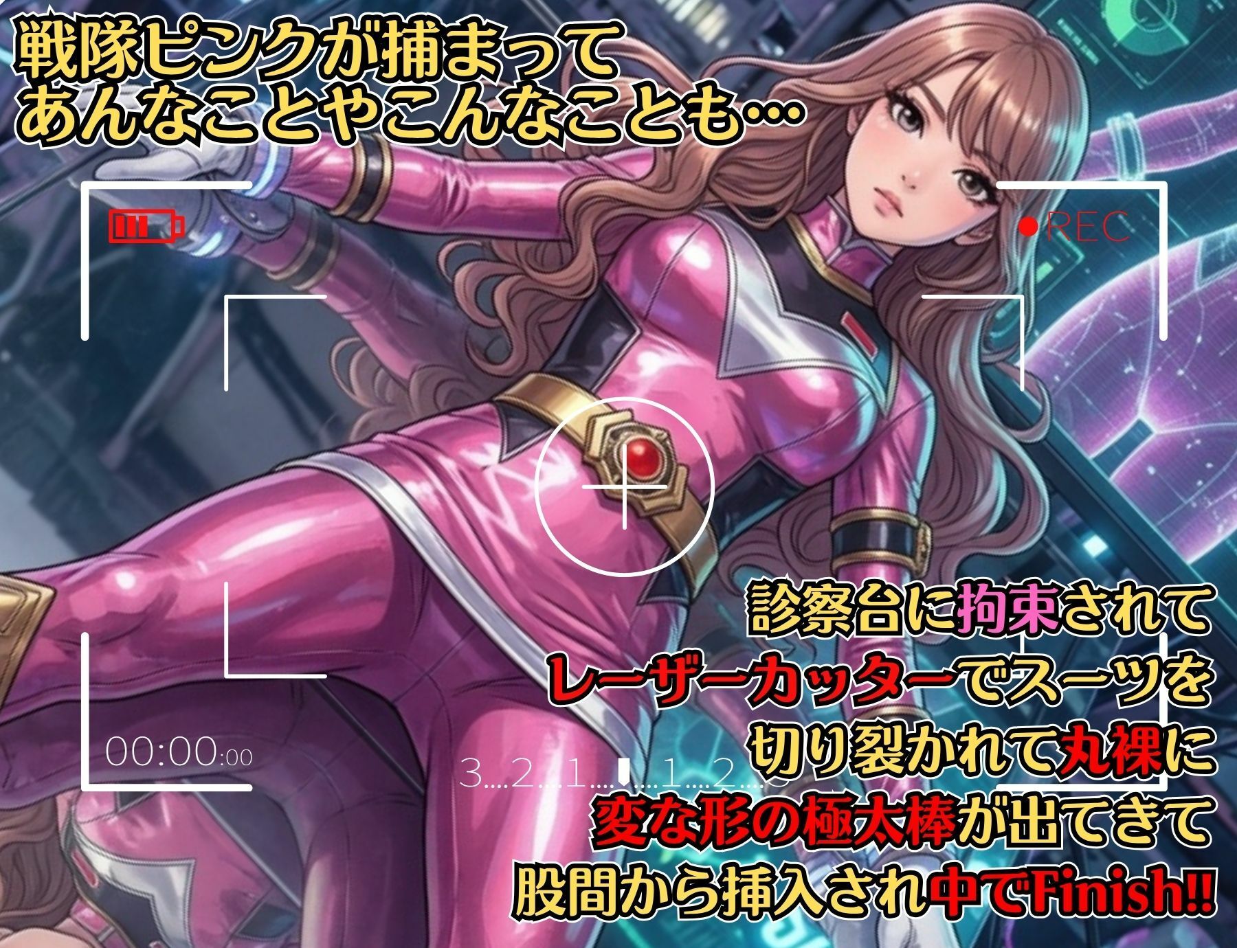 【戦隊ピンク特別編集版】煌戦隊キラリンジャーIN美肢体研究室・極太の侵入ミッション〜敵アジトで拘束された戦隊ヒロインは戦闘員が極太過ぎて大ピンチ?/戦隊ロスのアナタに贈る『大人の為の戦隊』シリーズ〜