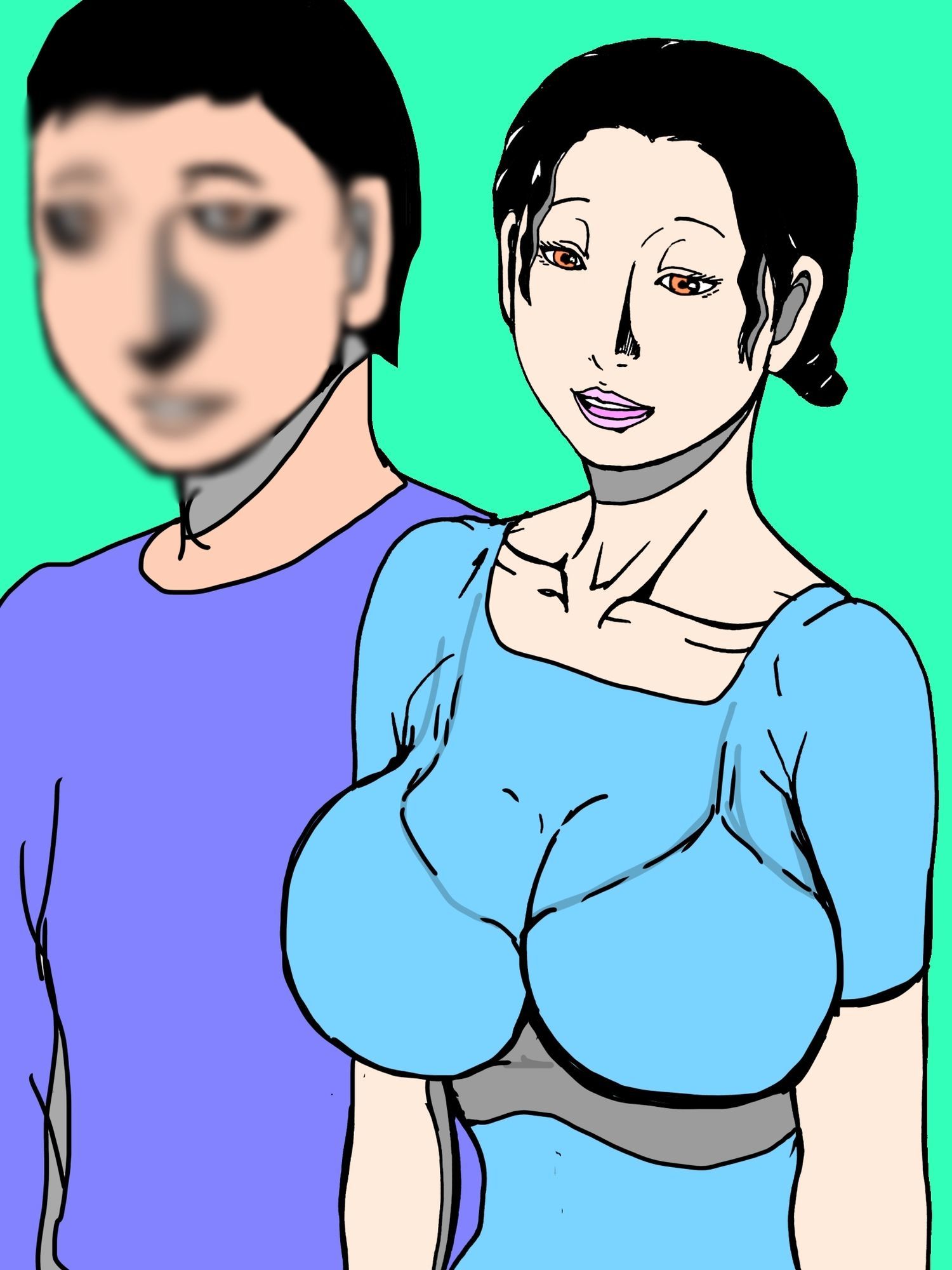 不本意な寝取られ行為中夫のことを見続けといてやろうと決めていたのに激しい交尾に我を忘れさせられた人妻 画像3