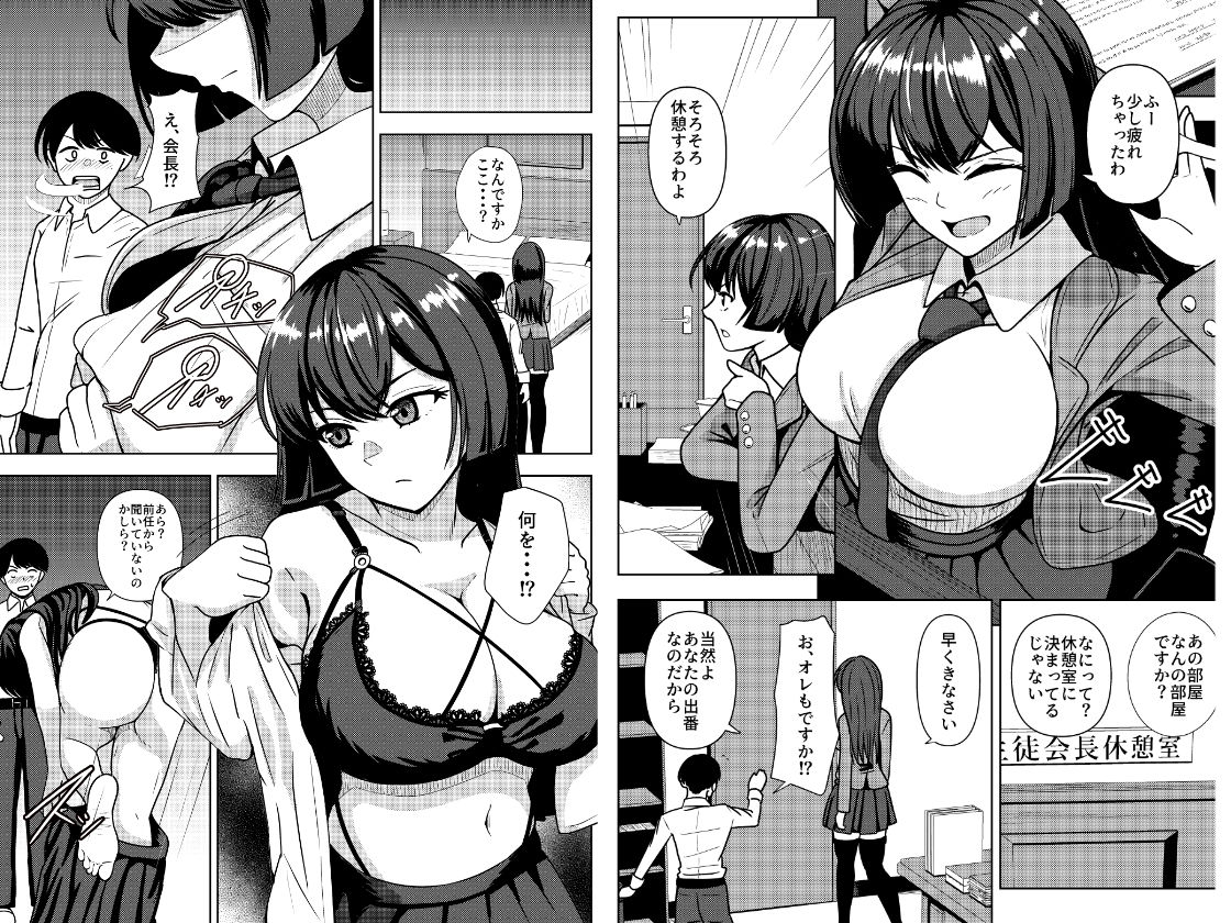 カリスマ生徒会長の性処理要員に任命されました 画像8