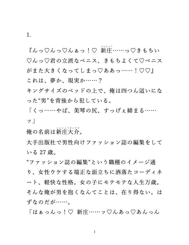 堅物同期のド真面目アナルをほかとろになるまで愛でてみた【ノベル版】 サンプル画像