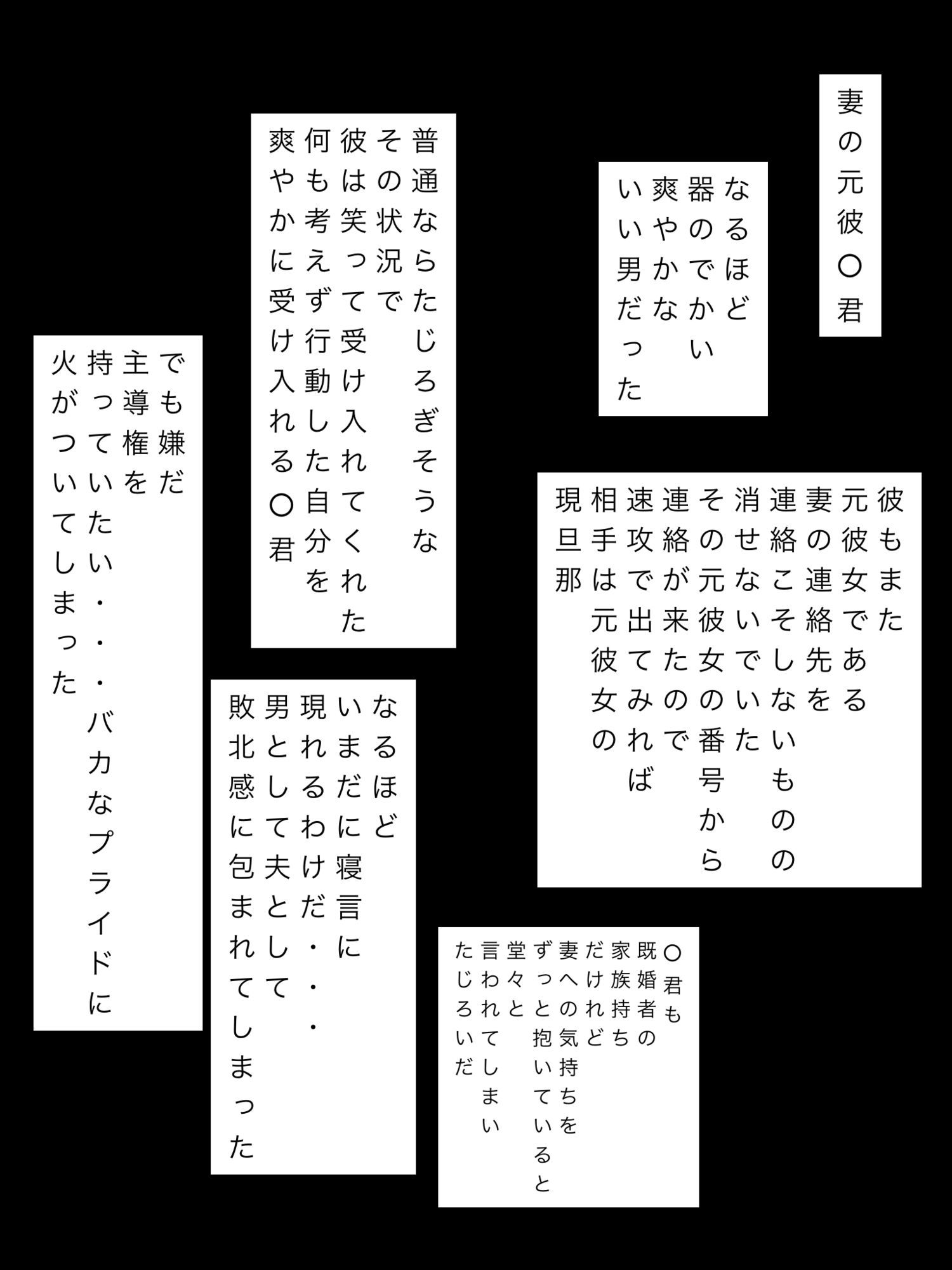 妻が元彼と遭遇するよう仕組んだら元彼との恋交尾に夢中なメス化した 画像8