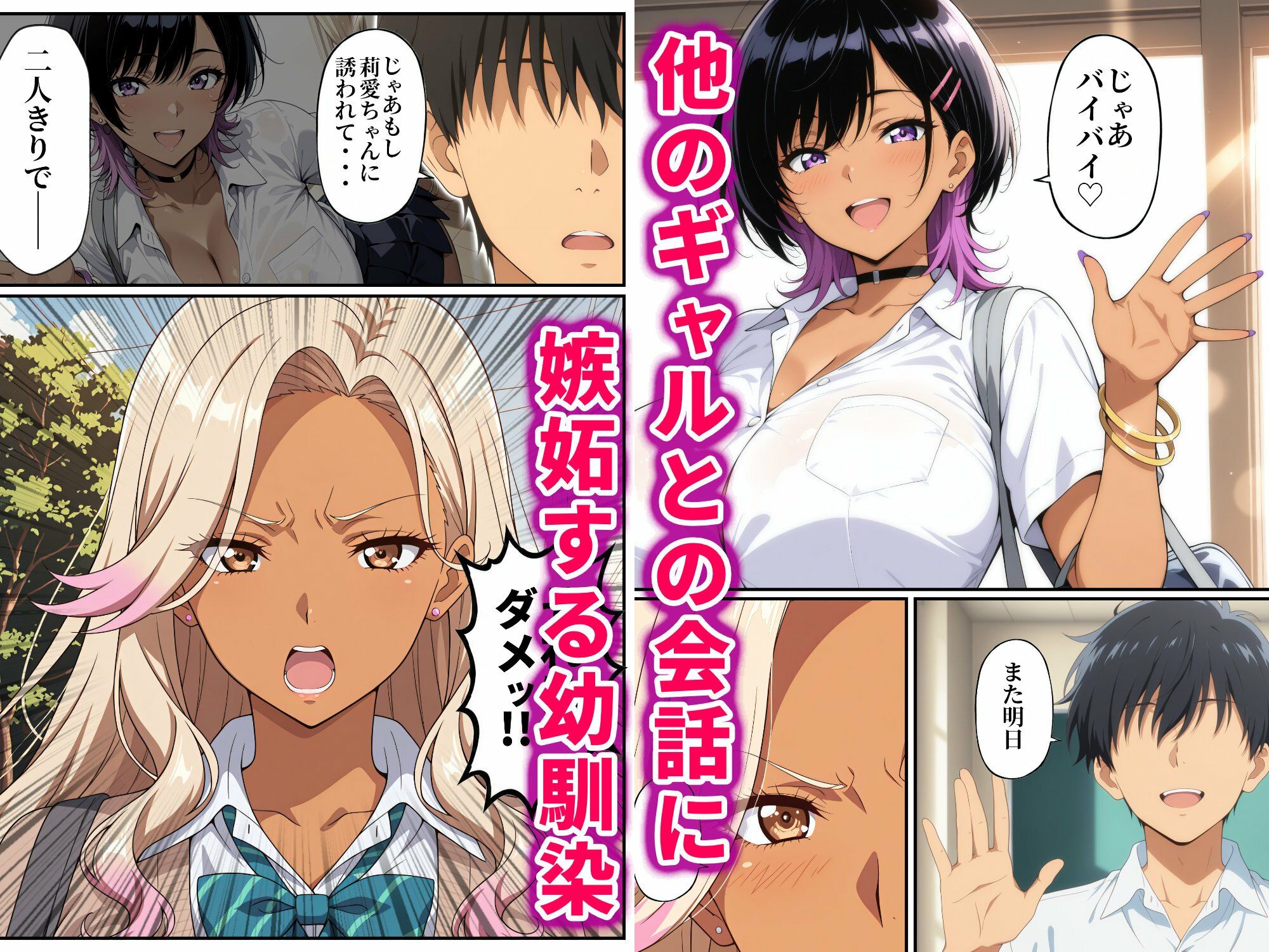 他の女と話してるだけで嫉妬してくるむっちりギャルとモーレツセックスした話 画像3