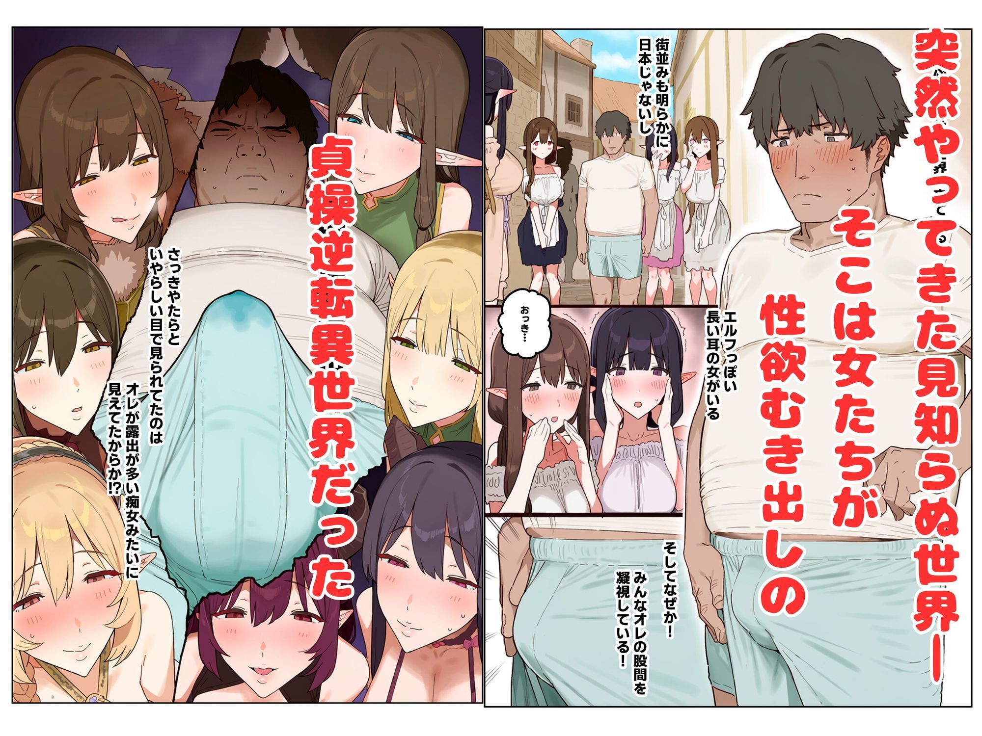 貞操逆転異世界で種付けおじさんは無双する 画像1