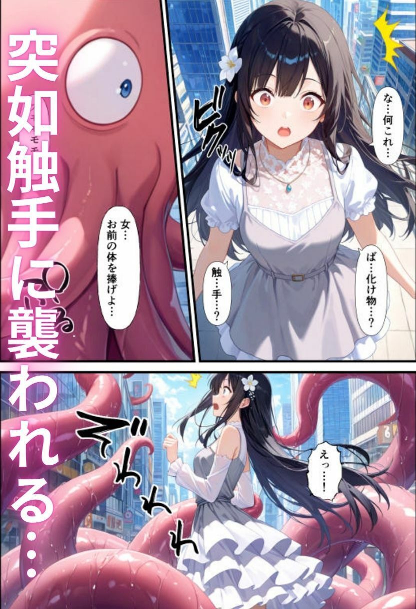 美少女触手に堕つ〜異形に孕まされた女の子〜の作品画像 2