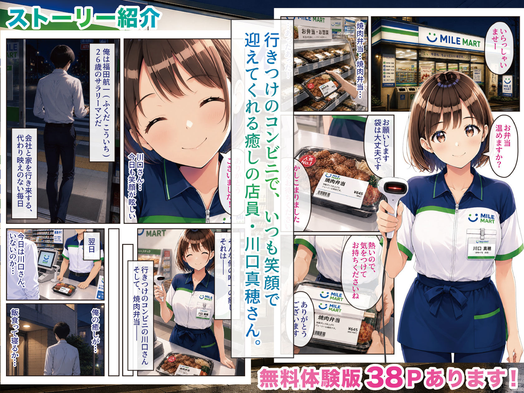 【無料エロ漫画】d_816053 コンビニのあの子と、シフトのあとで。(げんかん)