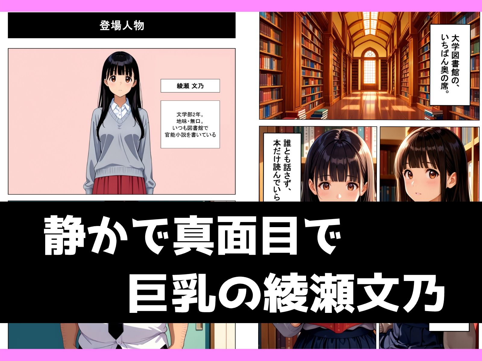 地味むっつり文学巨乳少女が官能小説を提出してしまい性奴●にさせられる話2