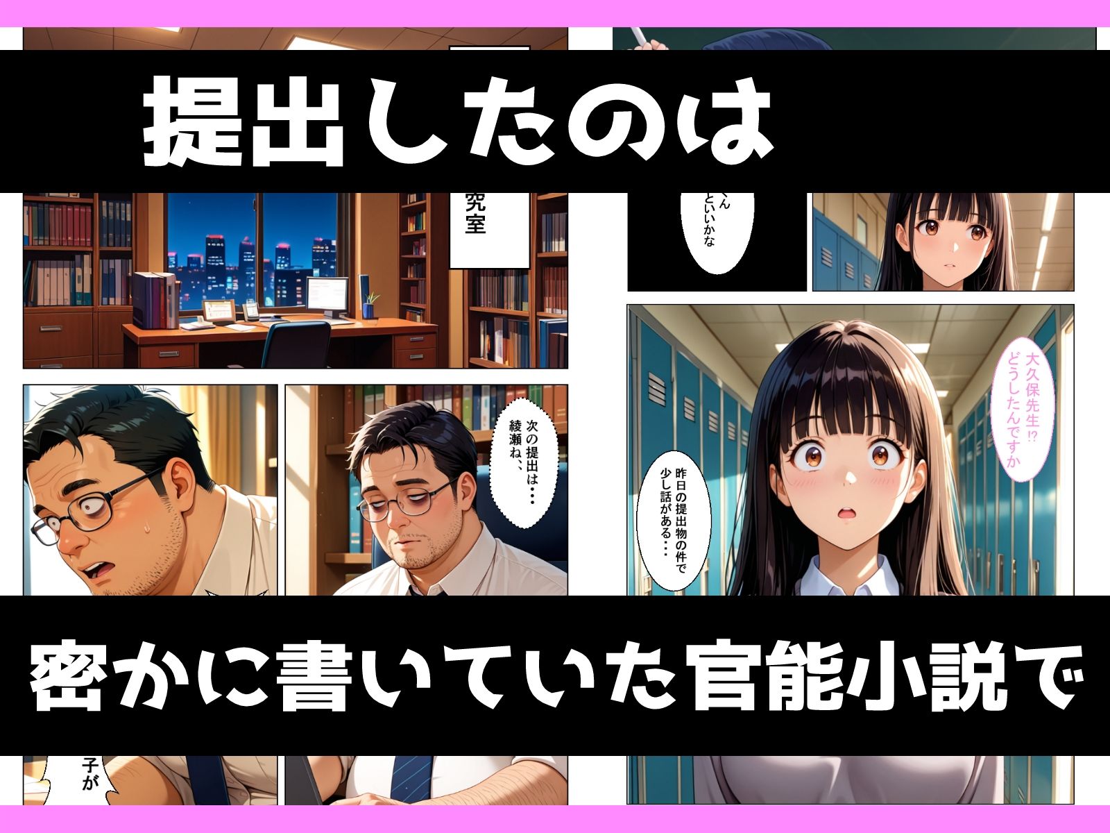 地味むっつり文学巨乳少女が官能小説を提出してしまい性奴●にさせられる話4