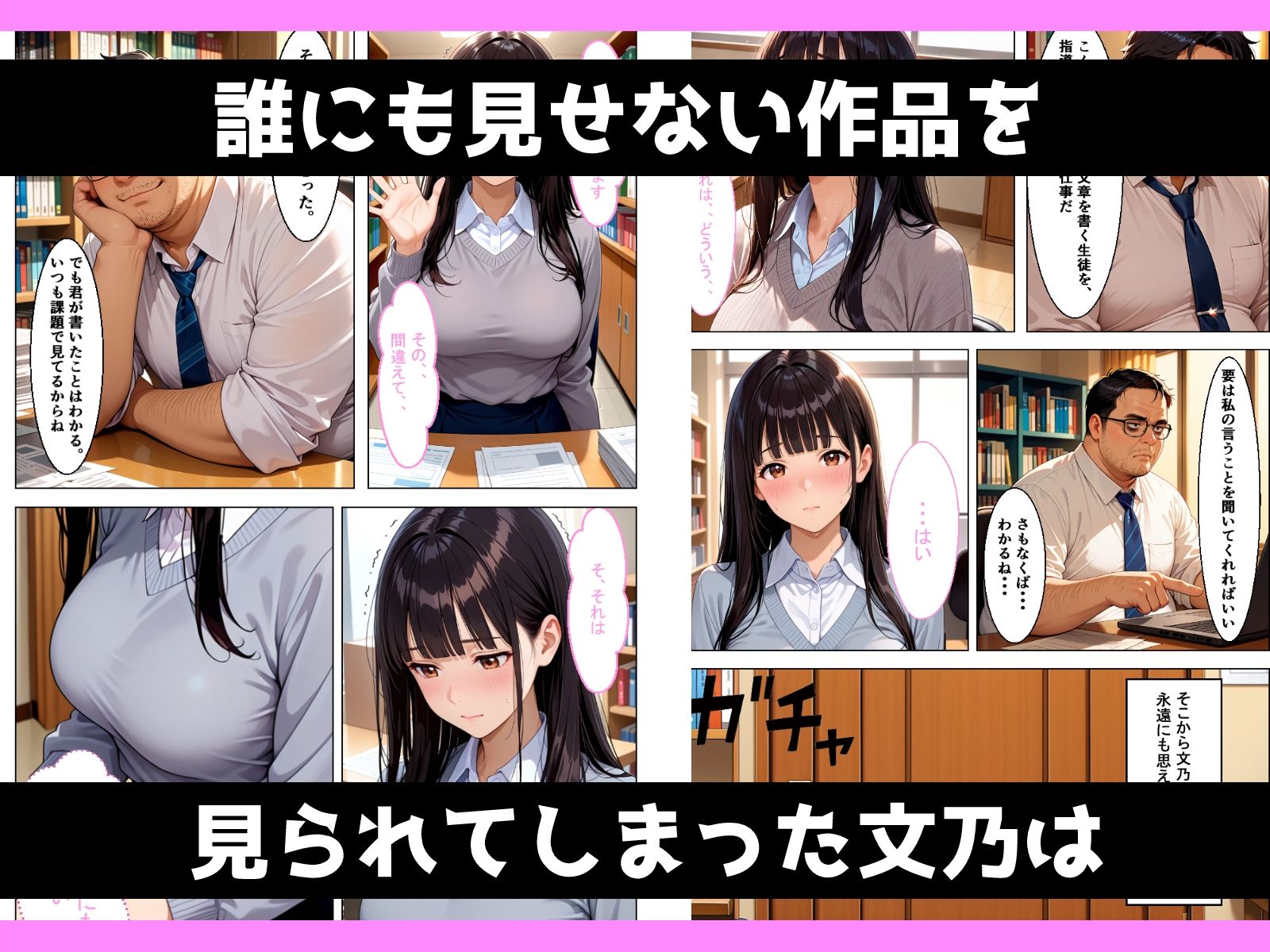 地味むっつり文学巨乳少女が官能小説を提出してしまい性奴●にさせられる話5