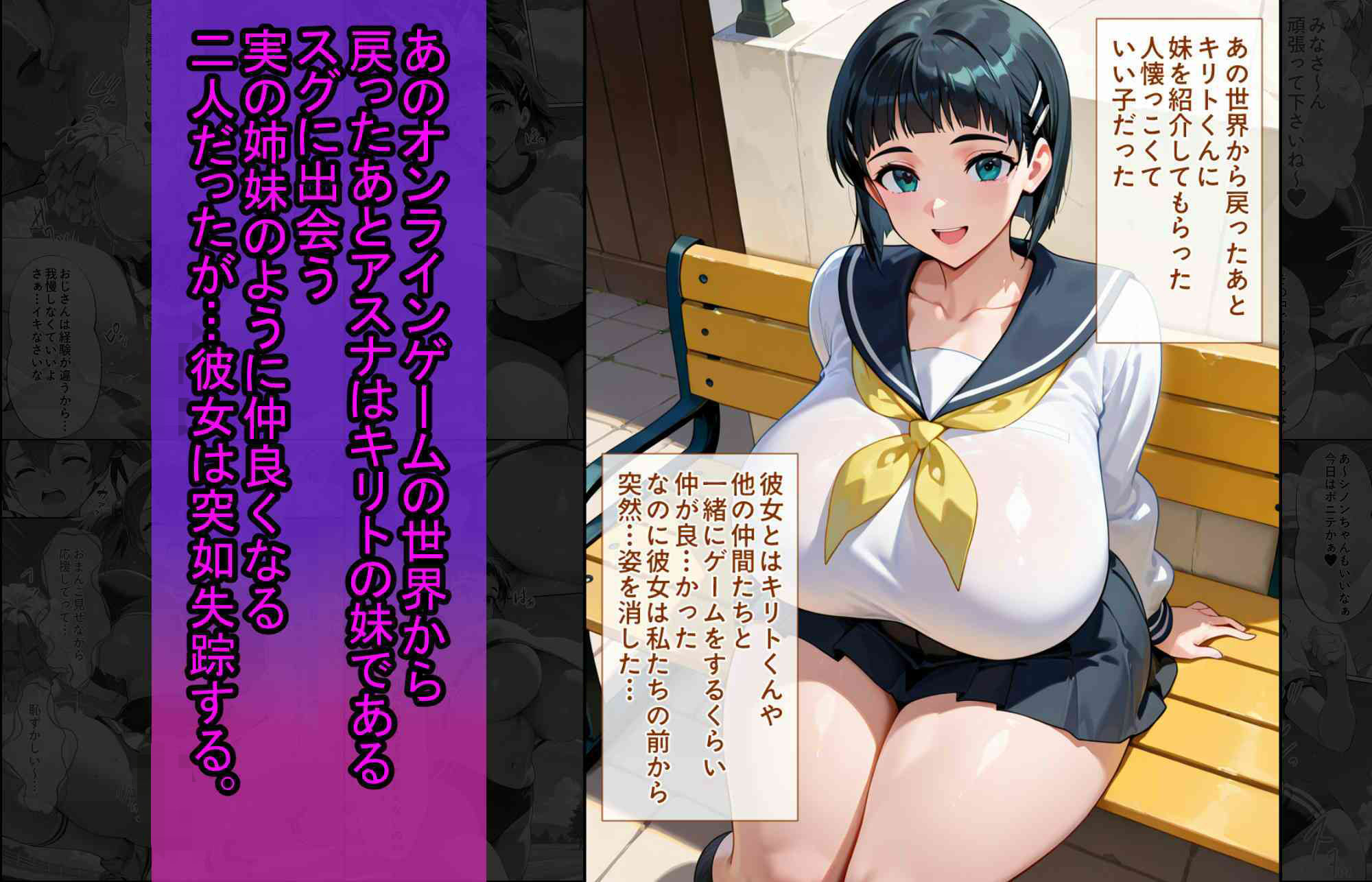 爆乳J● アスナちゃんが巨根おじさんに寝取られる 話16 3枚目