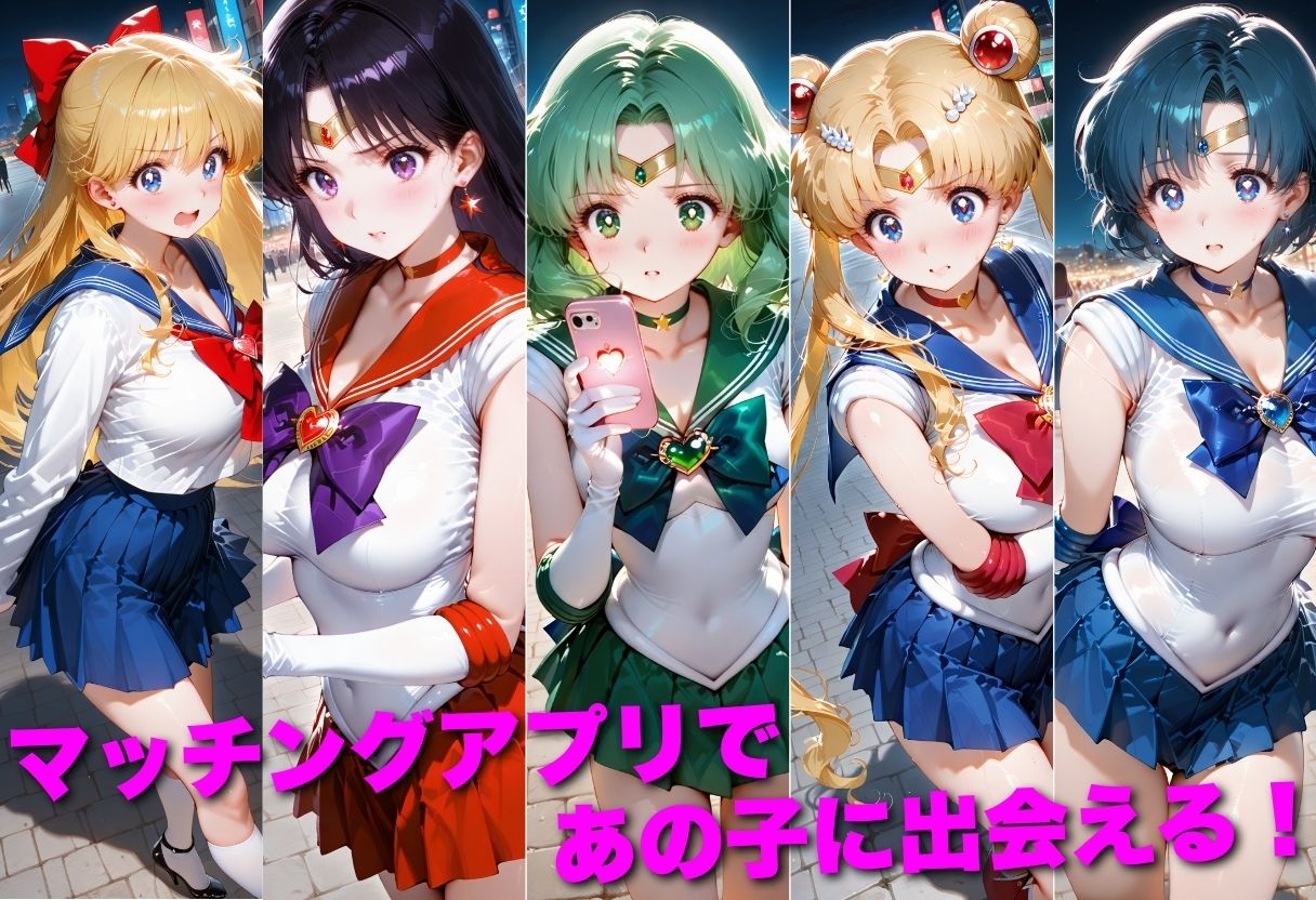 マッチングアプリで出会った美女を孕ませた話 美●女戦士セーラームーン編 画像1