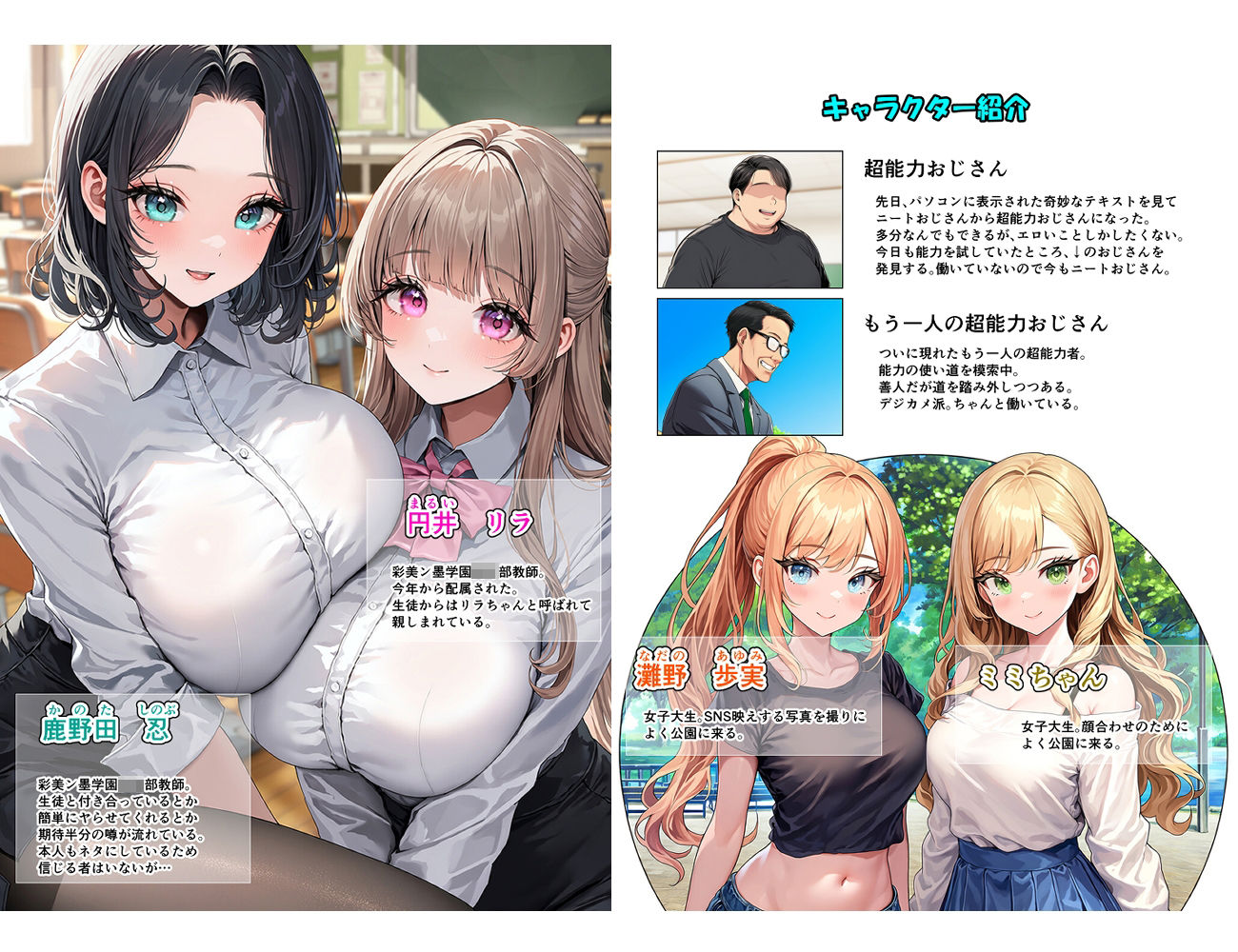 超能力おじさんともう一人の超能力おじさん仲良く二人でヤリまくり! 画像1
