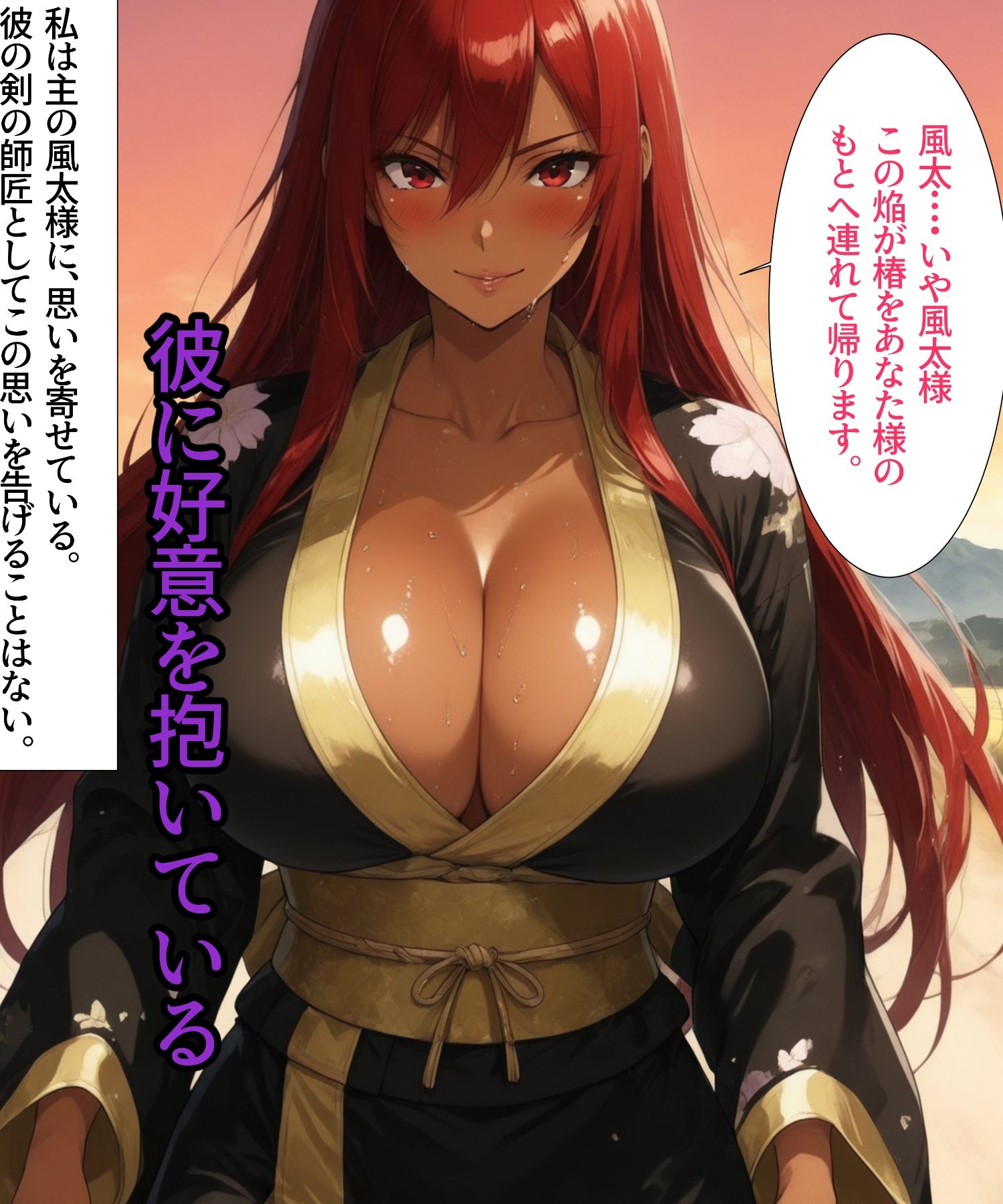 くノ一どすけべ修行  褐色爆乳師匠の巻の作品画像 2