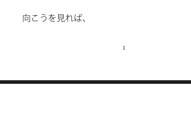 帰着点はあっけなく・・・・まだ西の空にどんよりと曇り空  あっけらかんの意思で