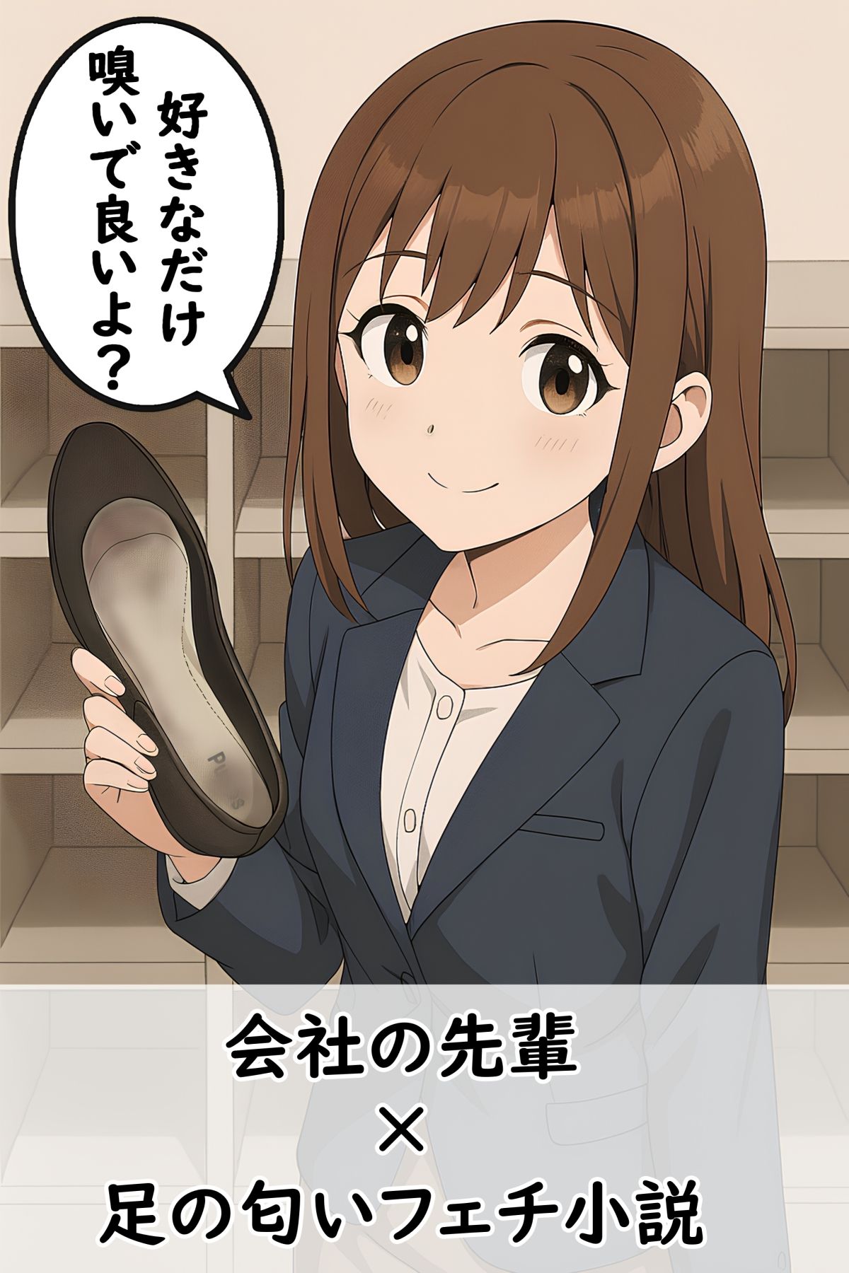 【足の匂いフェチ】憧れの奈々子先輩のパンプスの匂いと抑えられない欲望 画像2