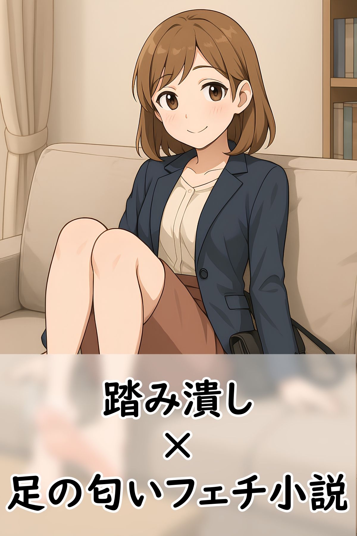 【踏み潰し】会社の先輩は可愛いのに、足が臭くて虫を平気で踏み潰す【足の匂いフェチ】