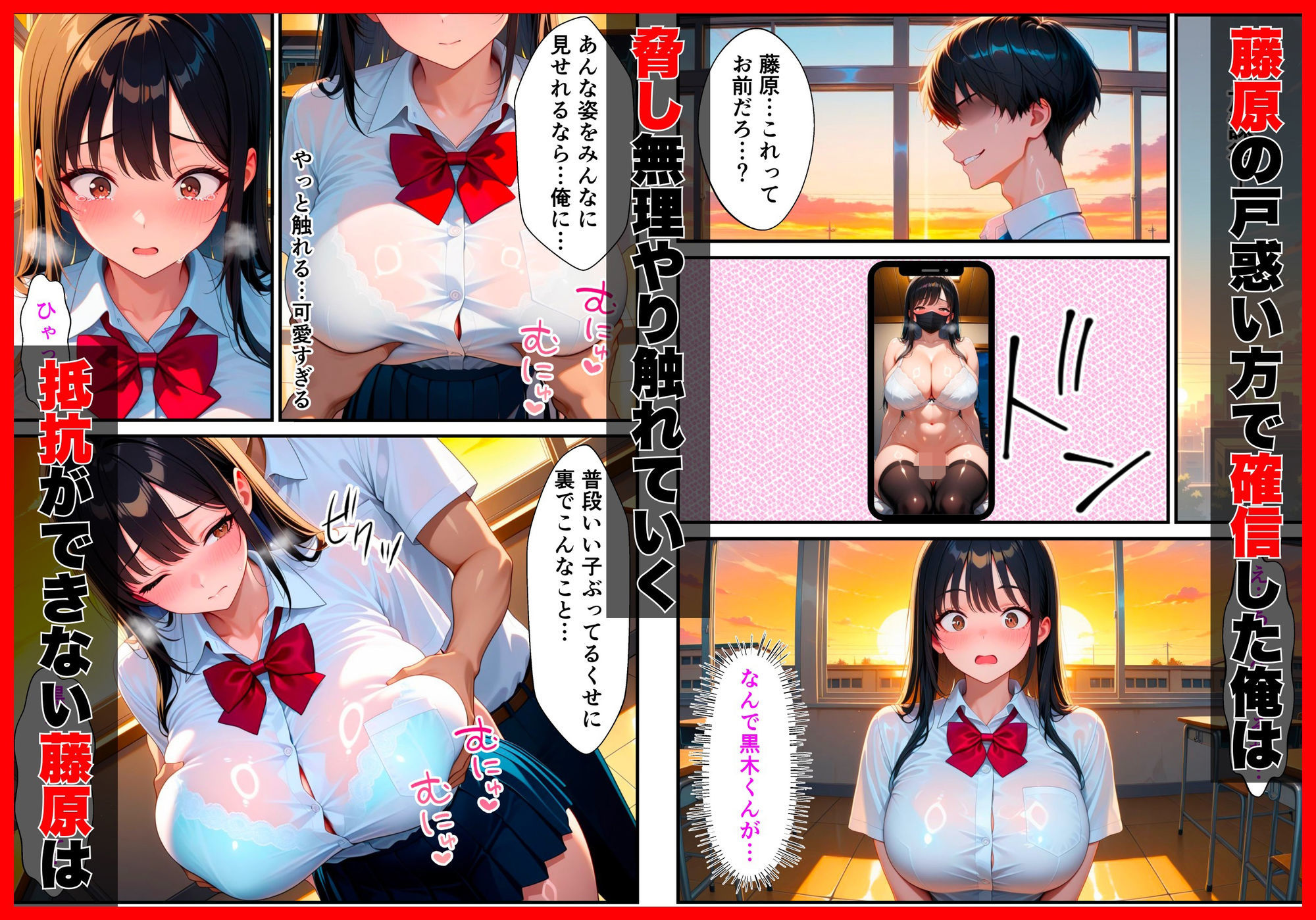 真面目な生徒会長の裏垢見つけて脅迫した話 画像3