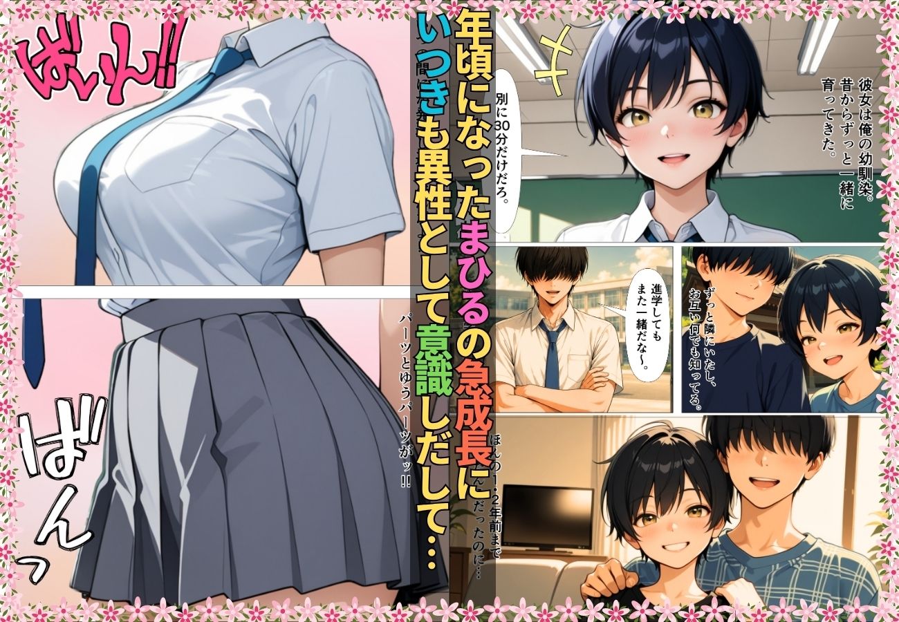 無自覚なボーイッシュ幼馴染が無防備すぎてガチンコいちゃらぶセックス【漫画】【女子校生】【あまあま】【初体験】【153p】 2枚目