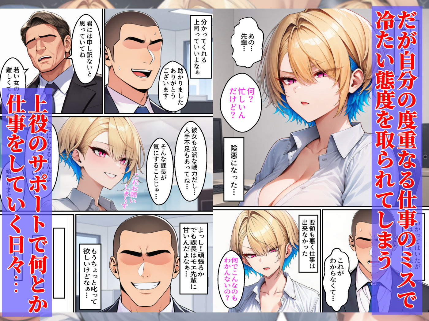 ボーイッシュな年下ギャル上司を徹底的にわからせる話 画像2