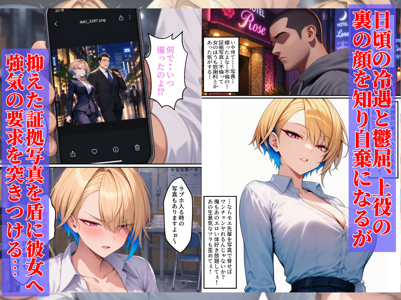 ボーイッシュな年下ギャル上司を徹底的にわからせる話 画像4