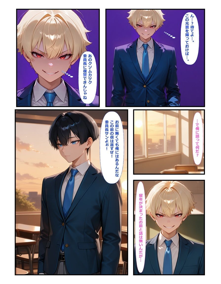 風紀委員長は不良の肉便器〜弱みを握られて完全雌堕ち絶頂屈服する元優等生〜 画像3