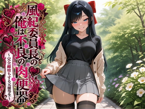 【エロ漫画】風紀委員長は不良の肉便器〜弱みを握られて完全雌堕ち絶頂屈服する元優等生〜