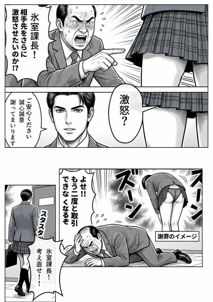 片思い中の課長はなぜかミニスカートです