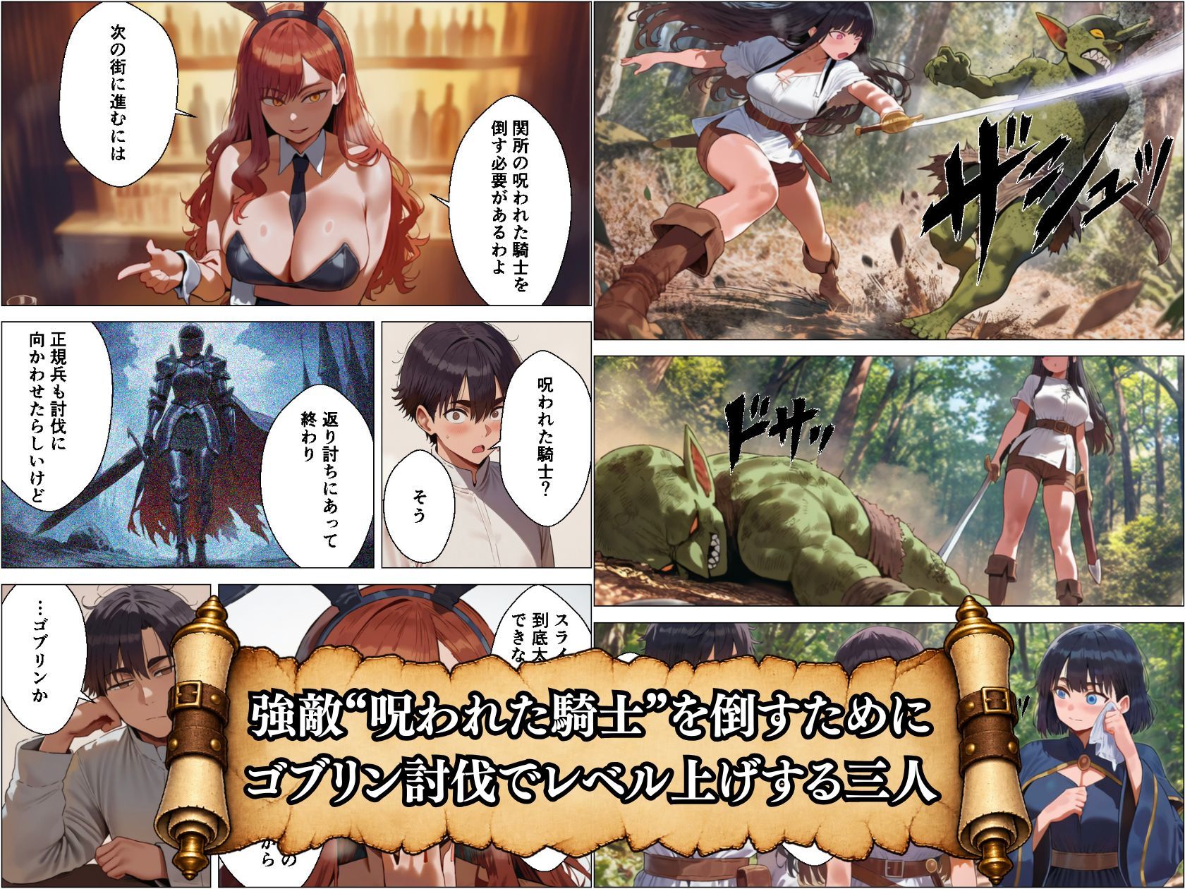 【無料エロ漫画】d_818296 回復方法は生ハメです。〜異世界僧侶のパーティー回復記〜(おなぷり)
