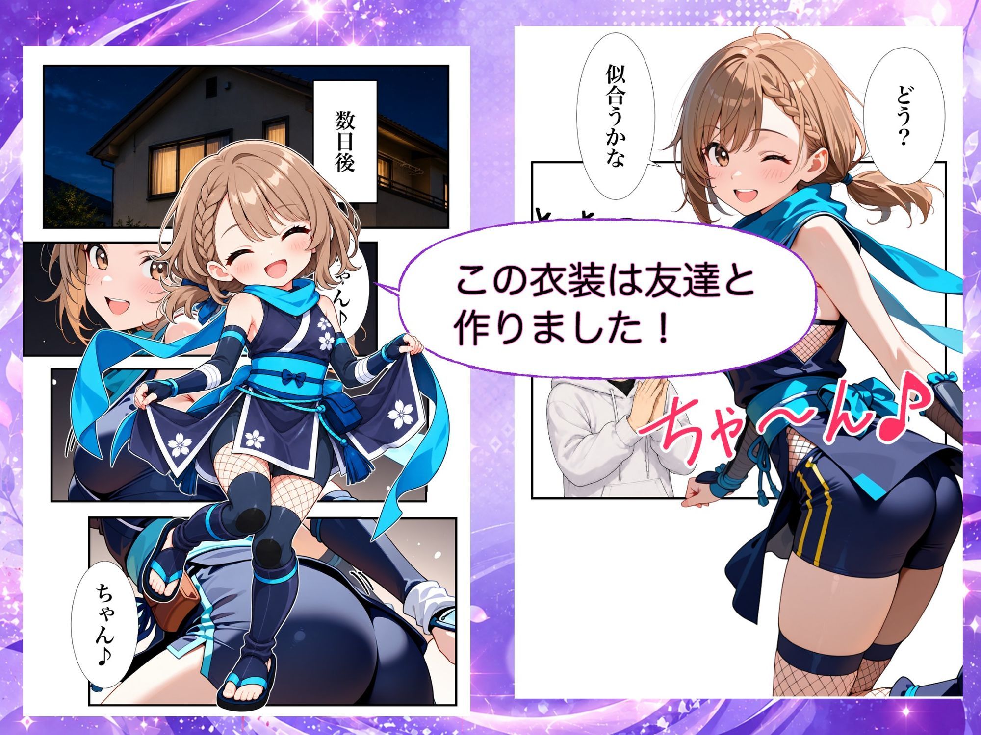 くのいち妹ちゃん〜ブラコン妹ちゃんとでかちんお兄ちゃん外伝〜のサンプル画像 3