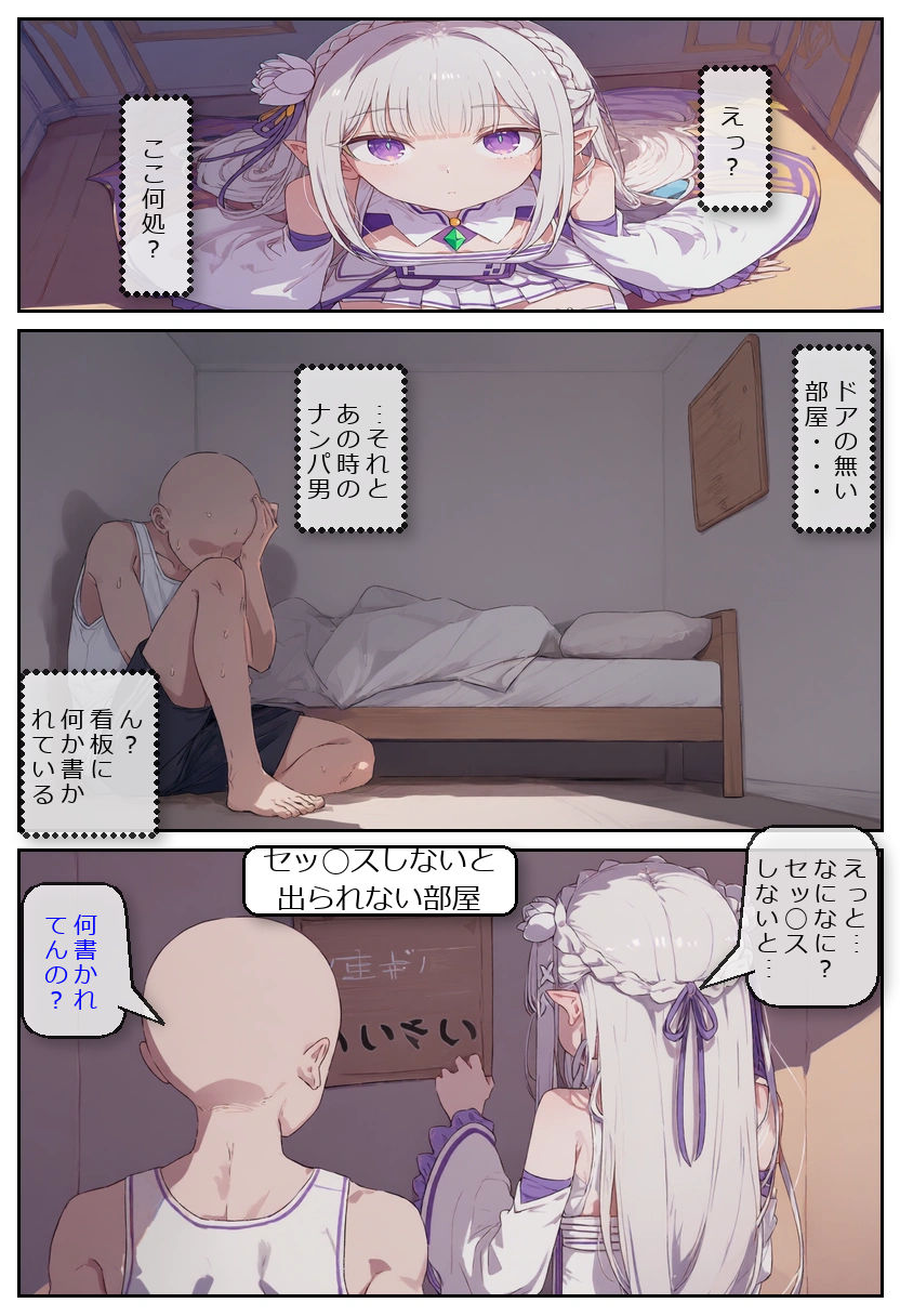 ナンパ男とセッ◯スしないと出られない部屋 エ◯リア編 画像2