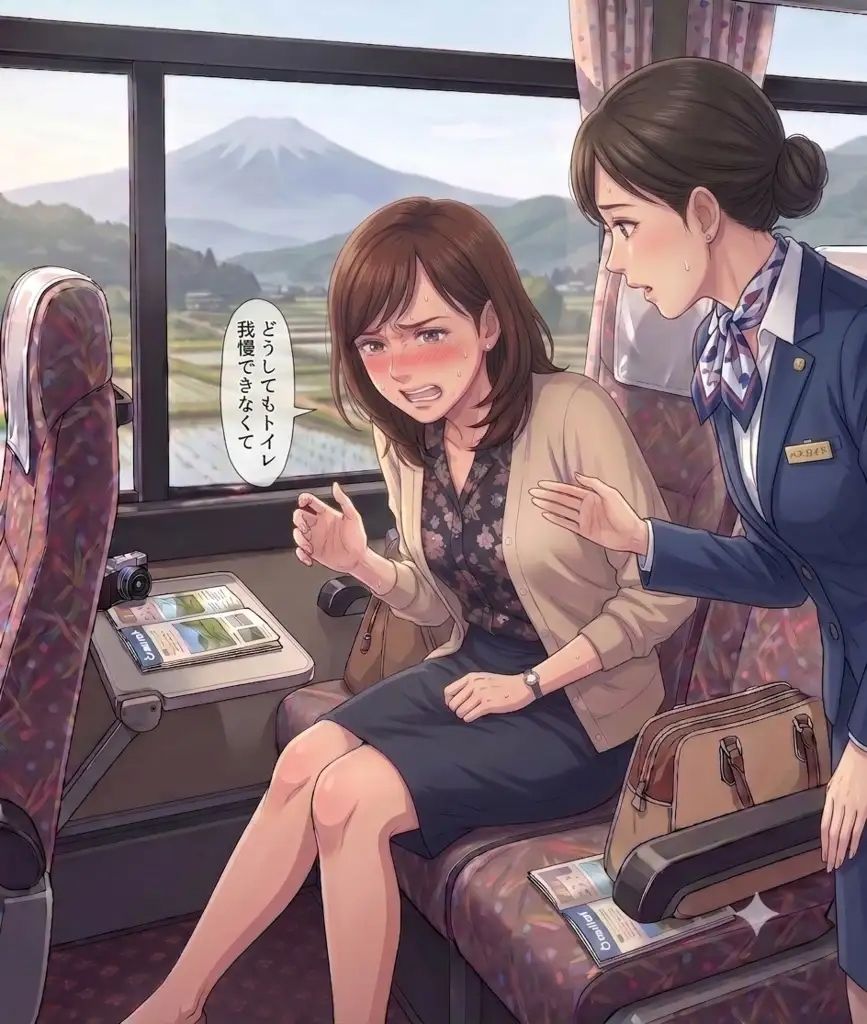 アラフィフ美魔女 おしっこ漏れそうで大ピンチ! 画像1