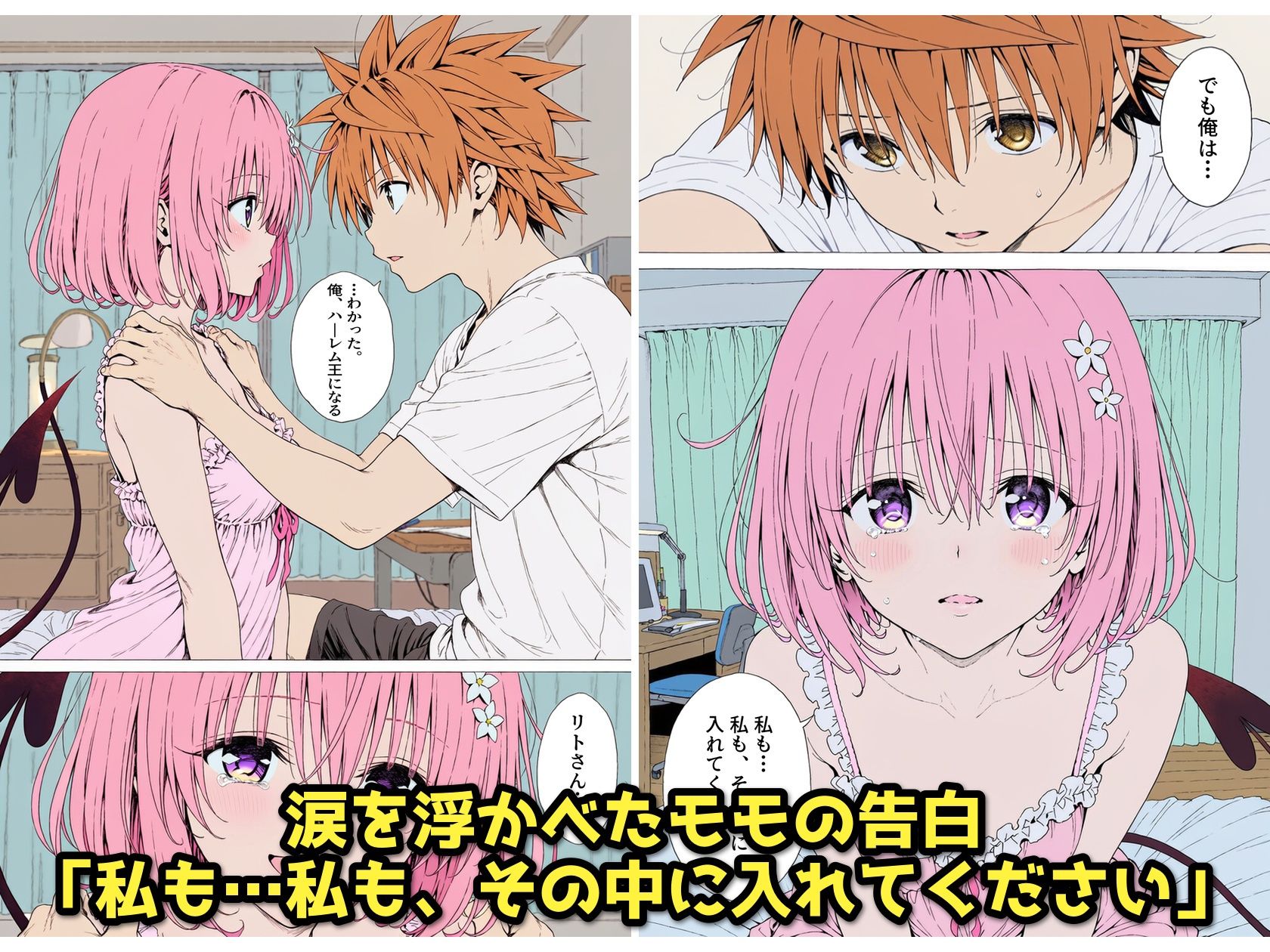 【漫画】リトはみんなの恋人 〜まずはモモが、教えてあげます〜 画像2