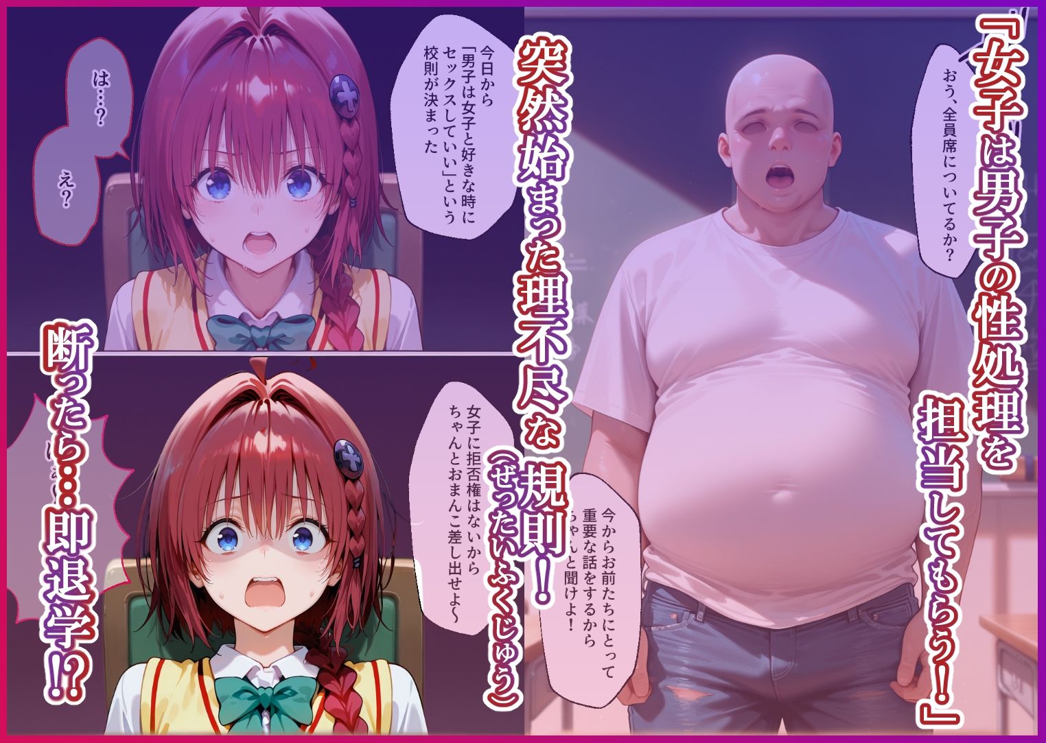 S○Xしないと即退学? 今日から全員強●性処理部 中出しでご奉仕ポイント大量GET快楽堕ち凌●学園 トラ〇ル編1